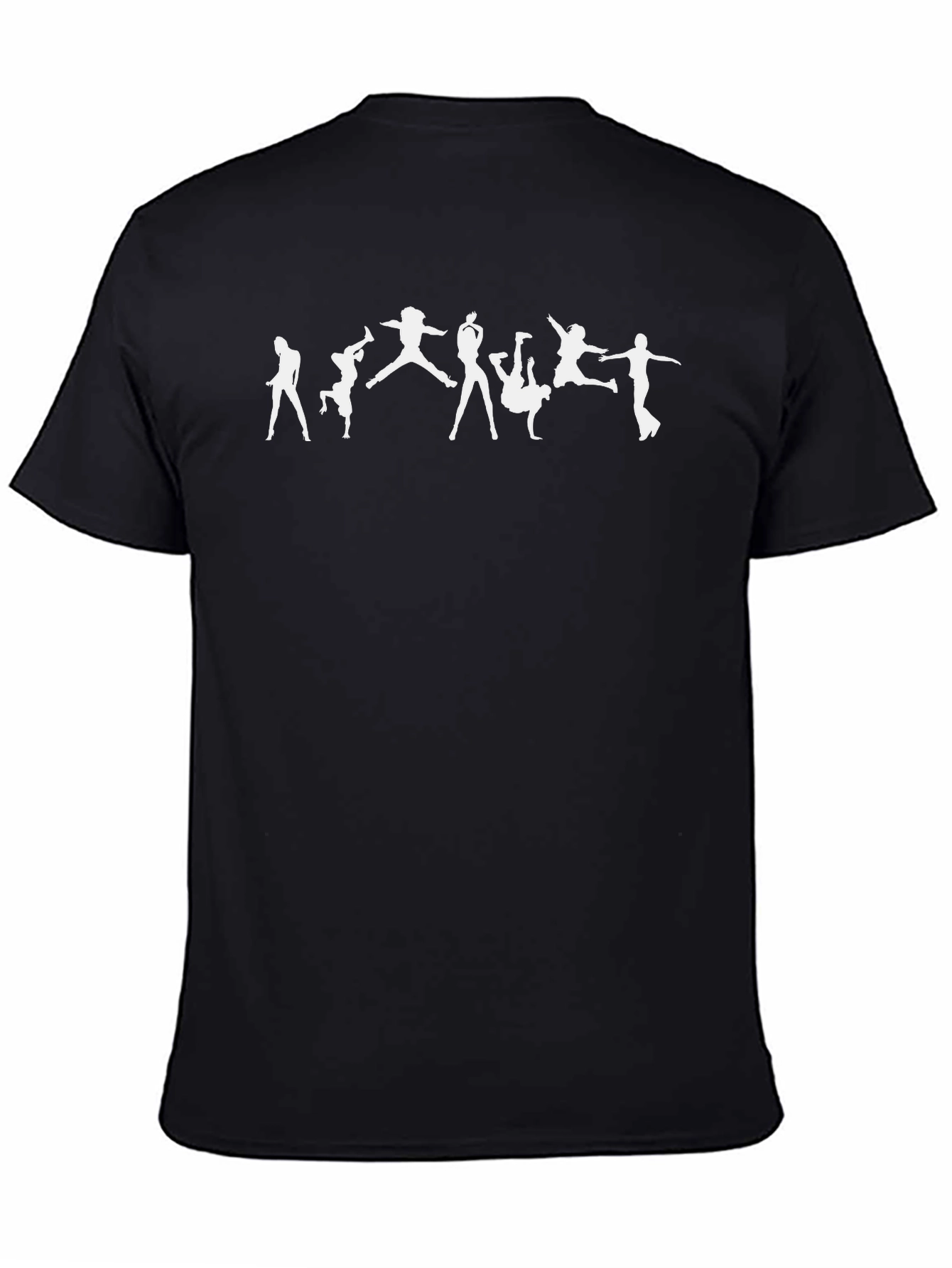Dance Silhouette Graphic Black T-Shirt