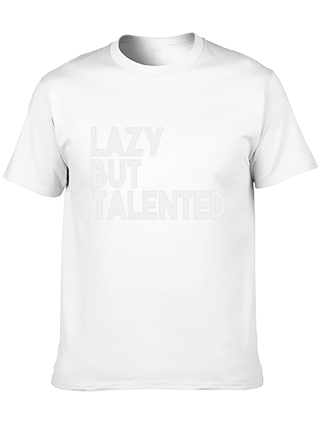 Lazy But Talented Black T-Shirt