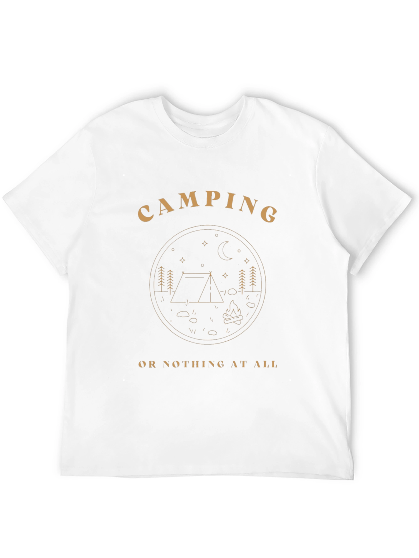 Camping Or Nothing At All Graphic Tee