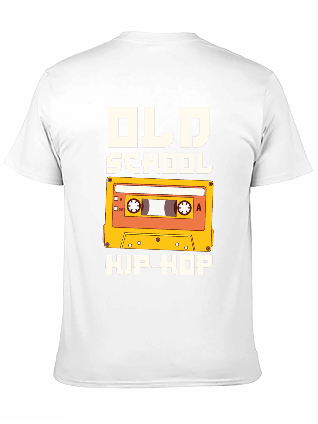 Old School Hip-Hop Graphic Tee - Black