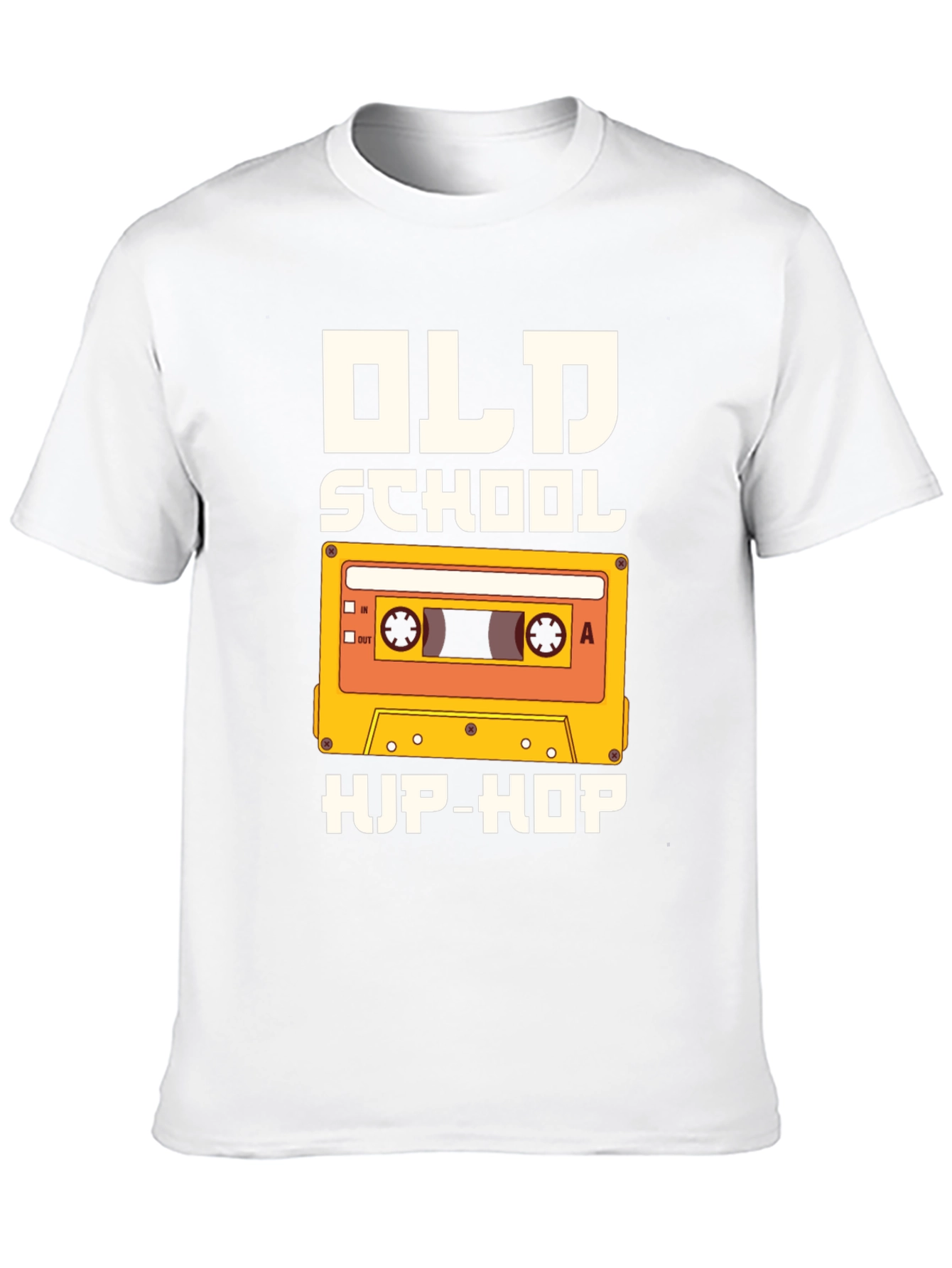 Old School Hip-Hop Graphic Tee - Black