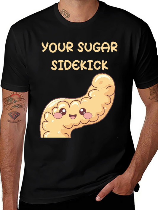 Your Sugar Sidekick T-Shirt - Pancreas Cartoon Tee