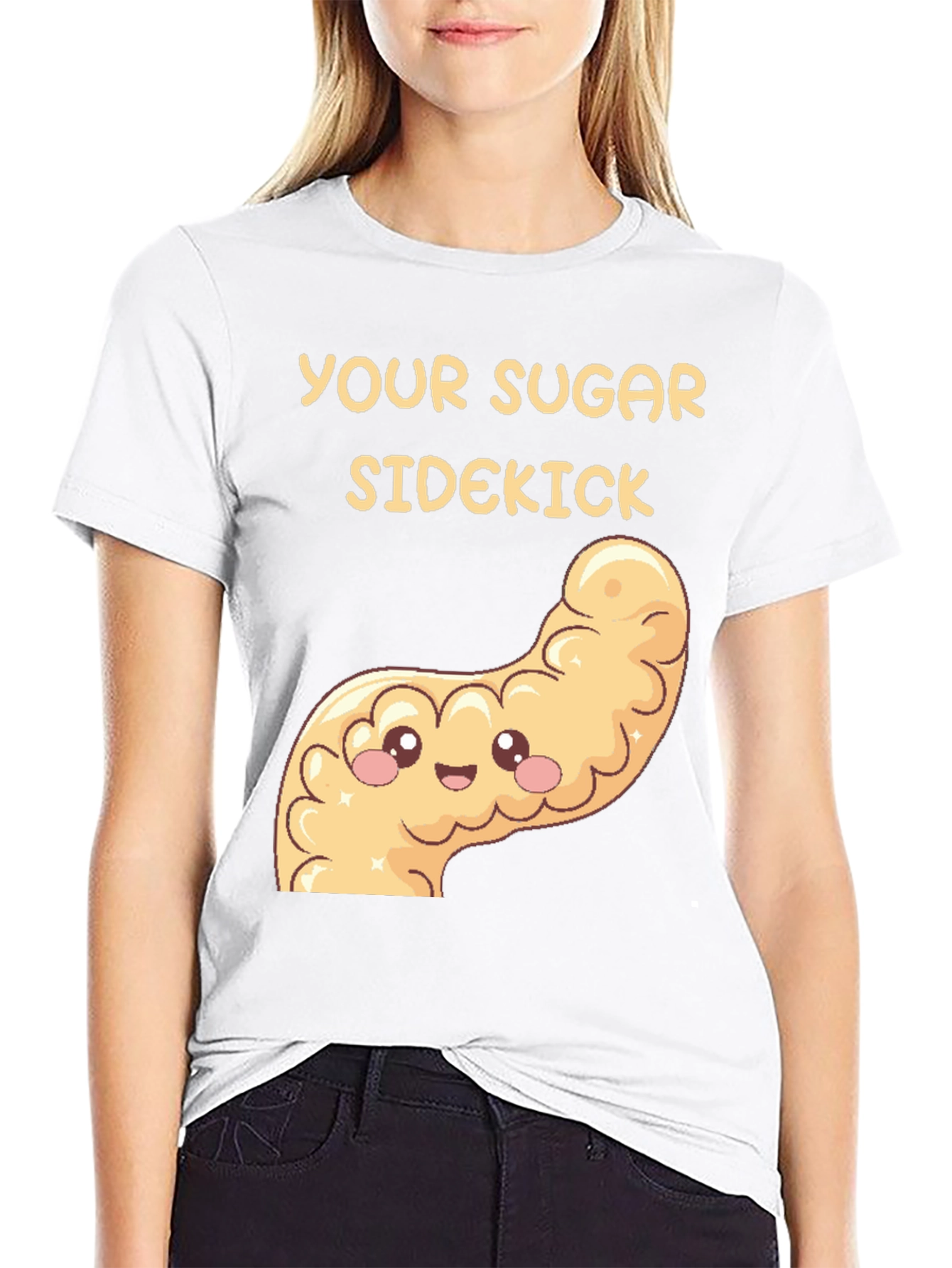 Your Sugar Sidekick T-Shirt - Pancreas Cartoon Tee