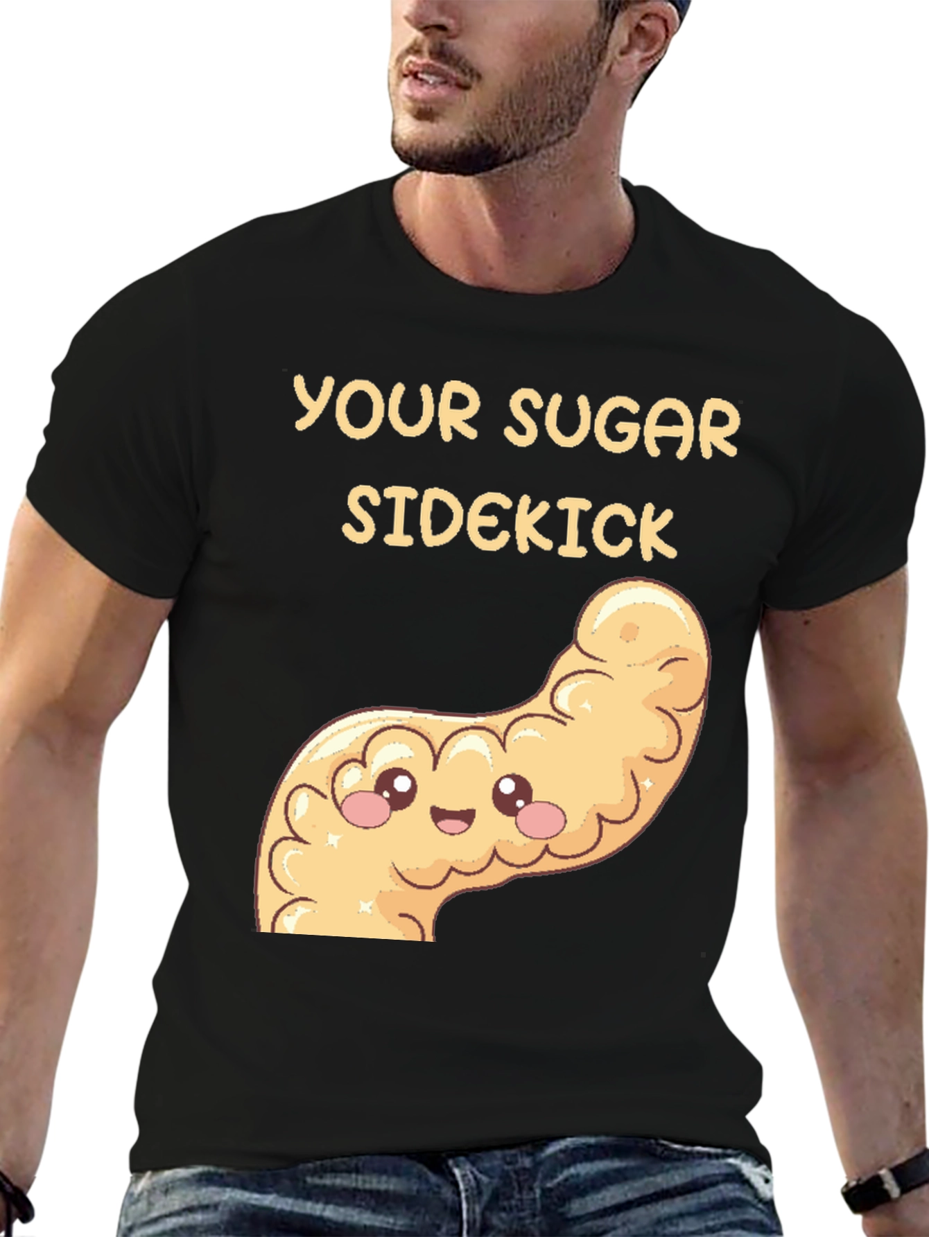 Your Sugar Sidekick T-Shirt - Pancreas Cartoon Tee