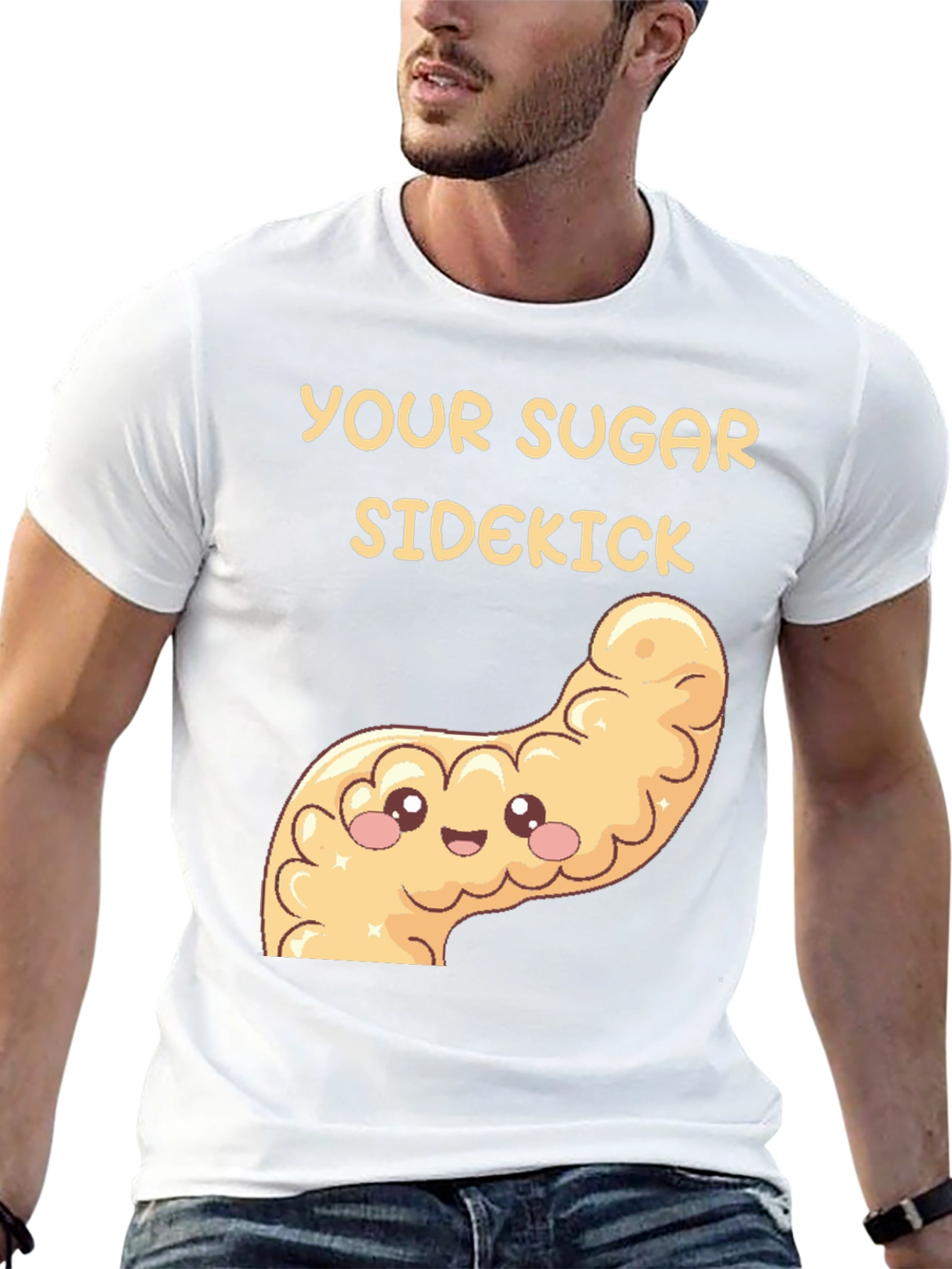 Your Sugar Sidekick T-Shirt - Pancreas Cartoon Tee