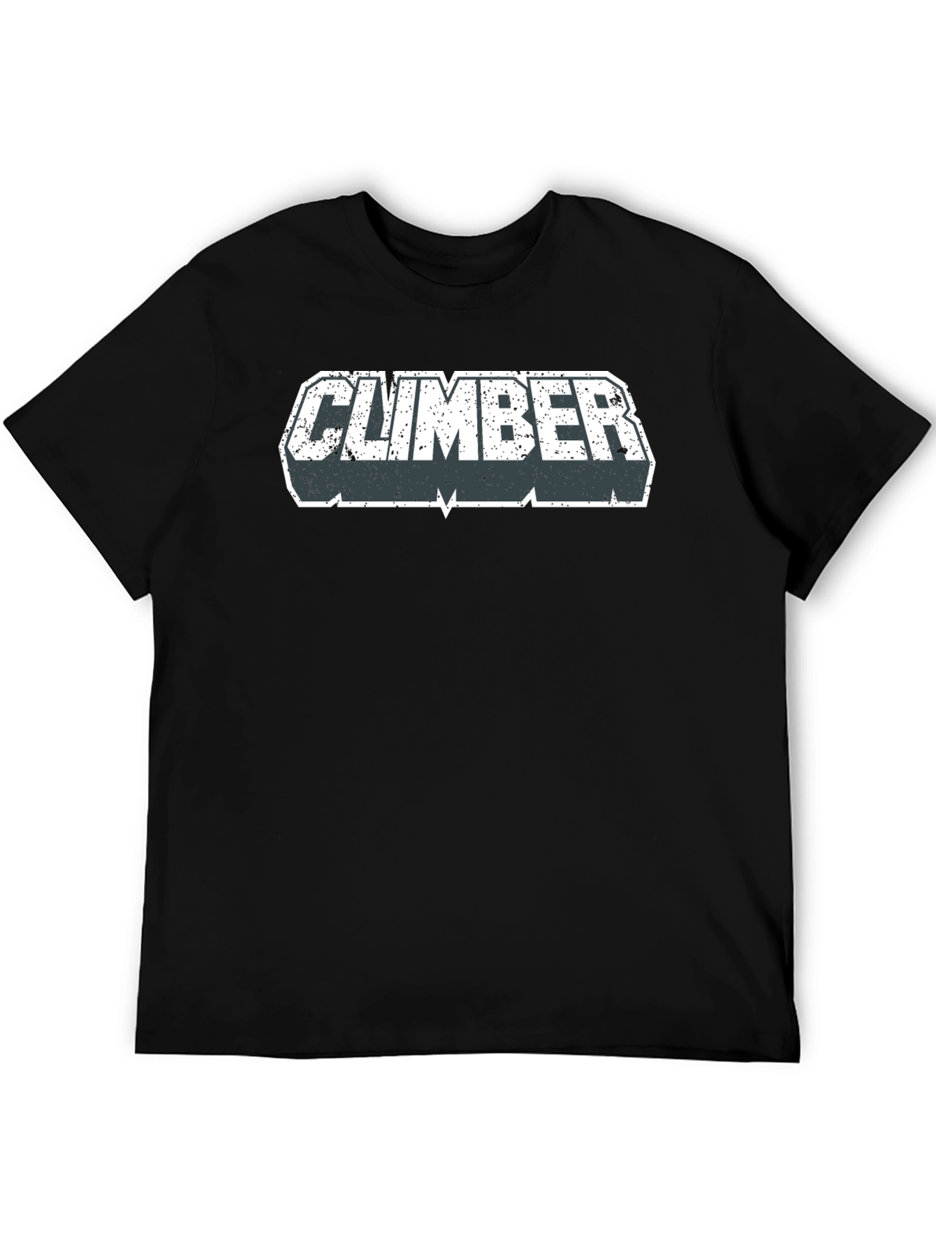 Climber Graphic T-Shirt - Black Casual Tee