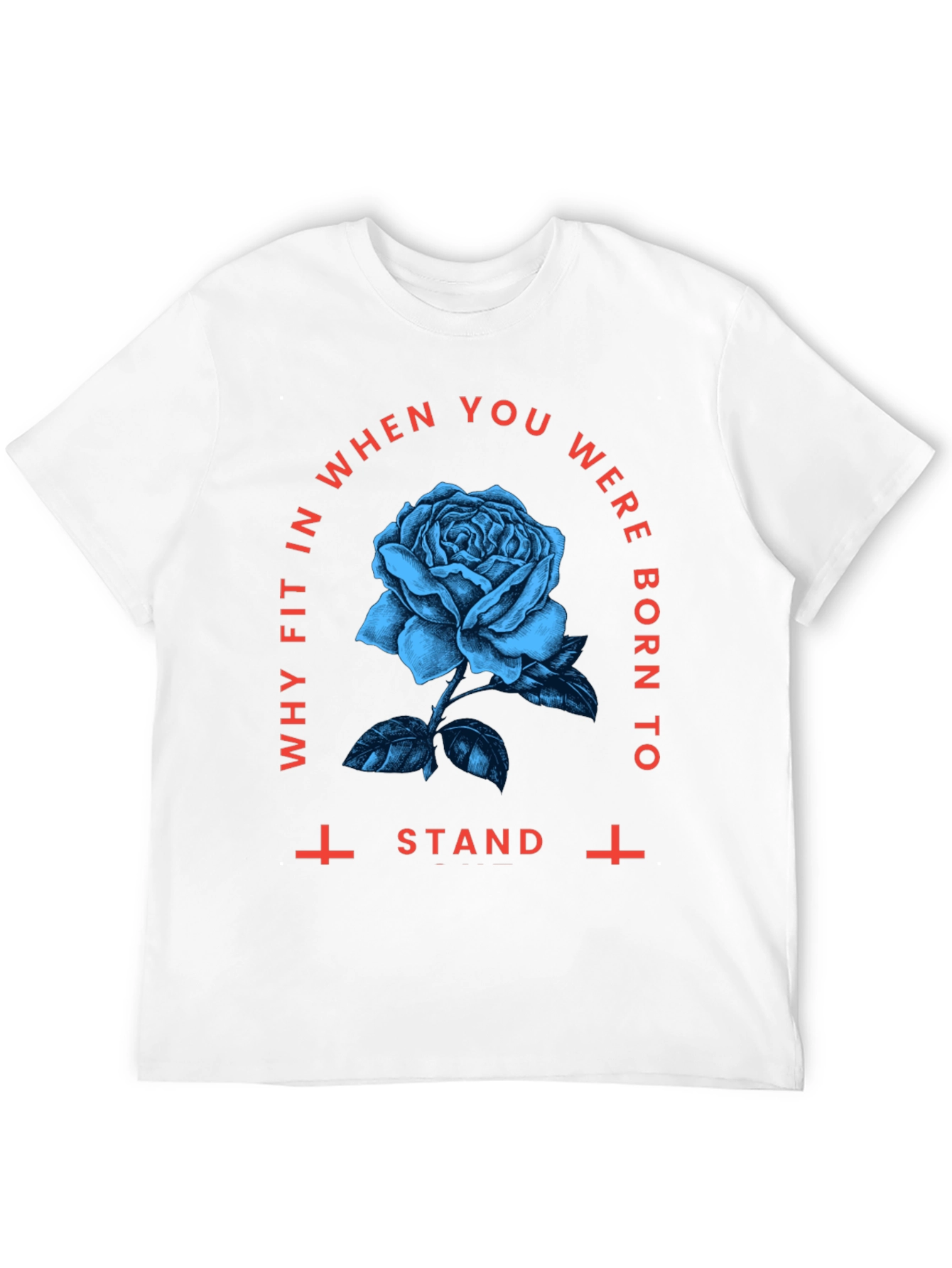 Gothic Rose Graphic Tee - Stand Out Style