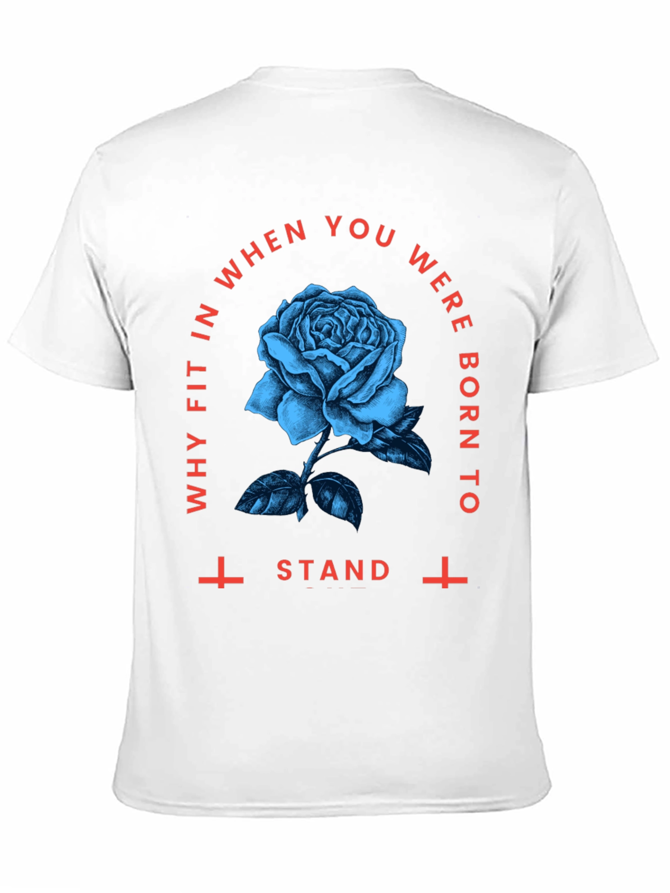 Gothic Rose Graphic Tee - Stand Out Style