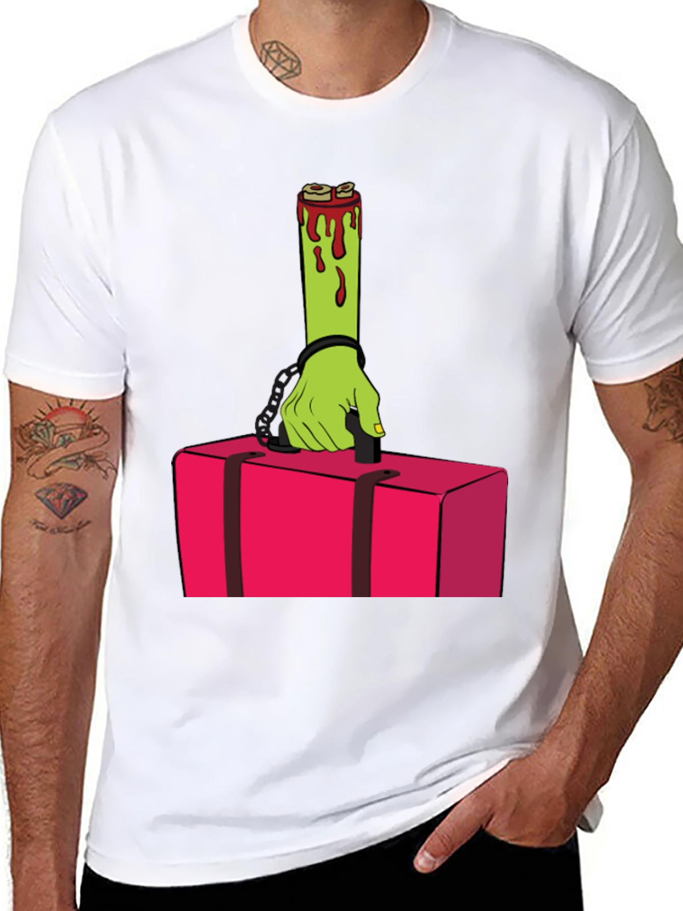Zombie Hand Luggage T-Shirt