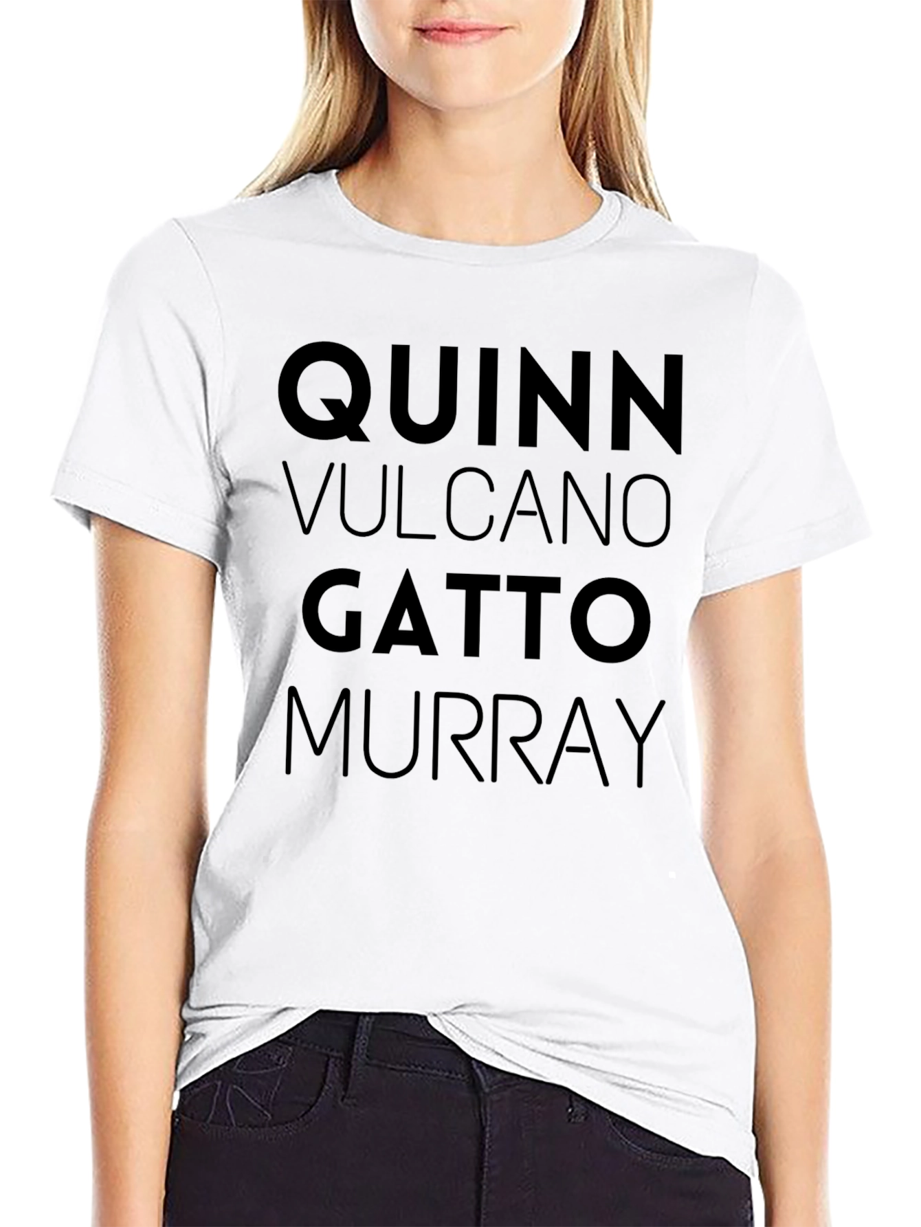 Impractical Jokers Names T-Shirt - Quinn Vulcano Gatto Murray