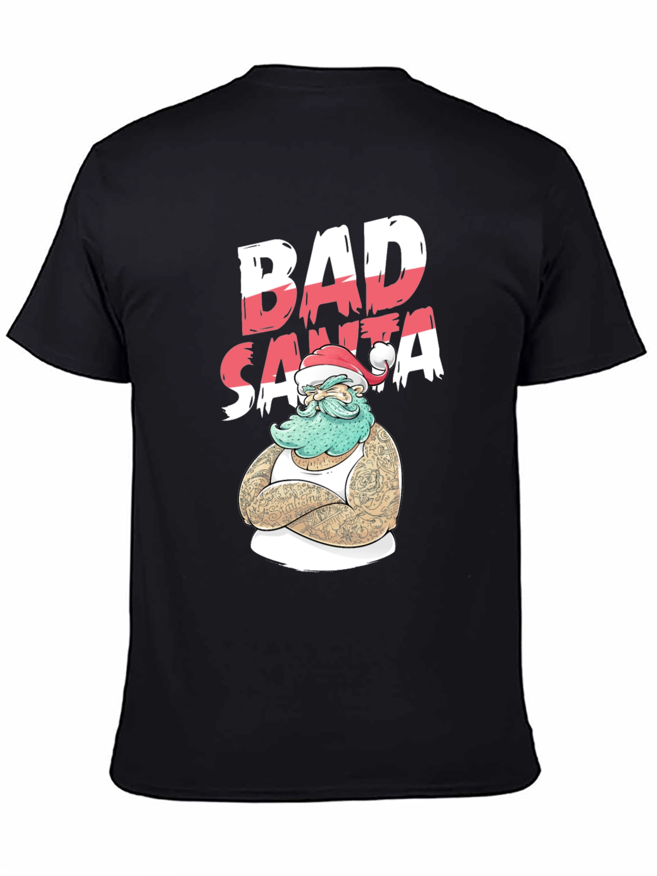 Bad Santa T-Shirt - Holiday Humor Tee