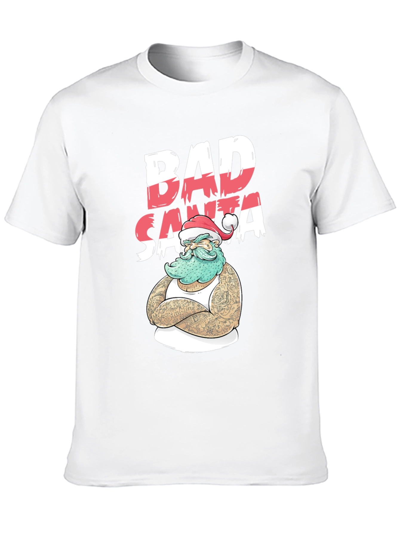 Bad Santa T-Shirt - Holiday Humor Tee
