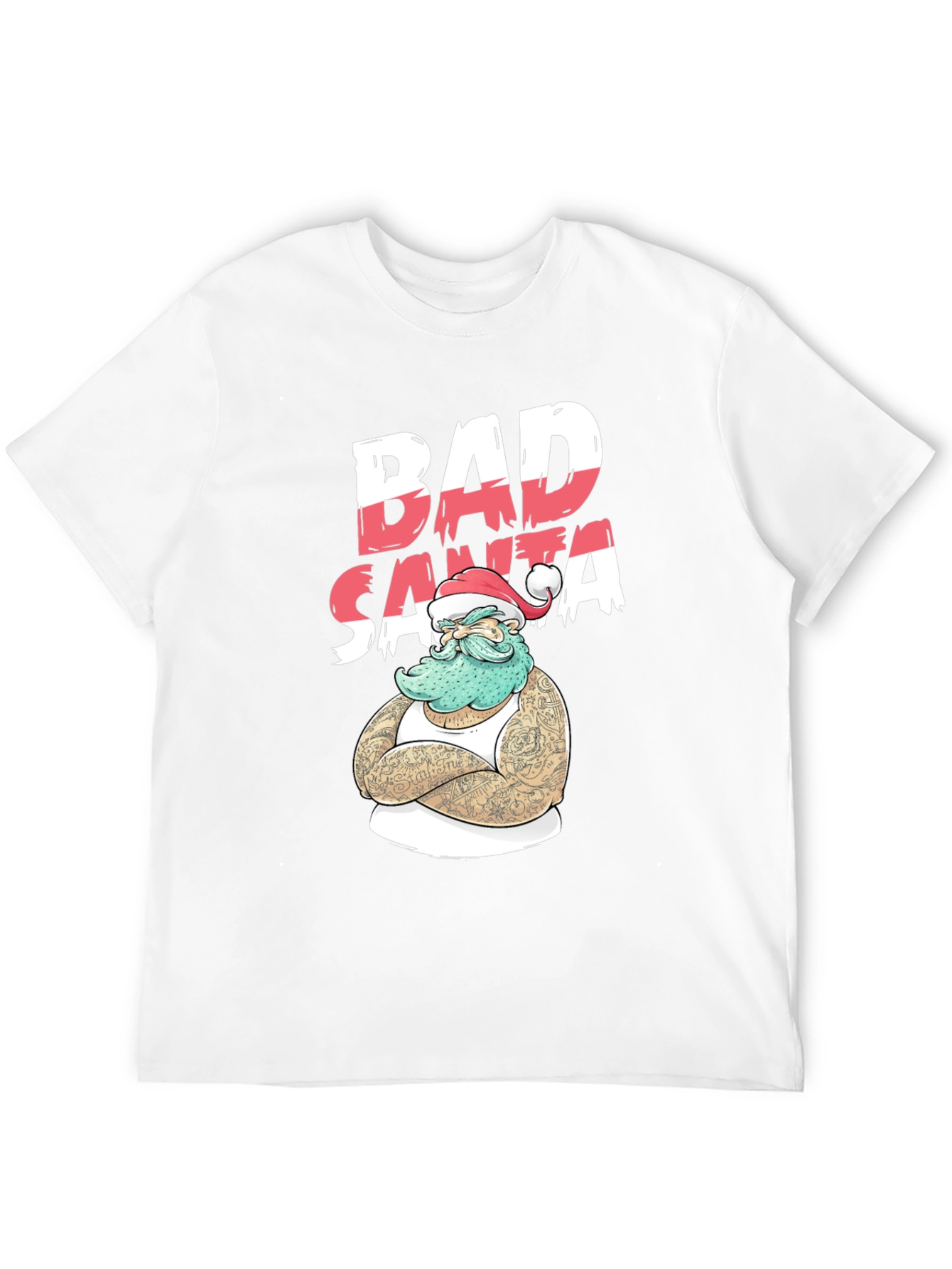 Bad Santa T-Shirt - Holiday Humor Tee
