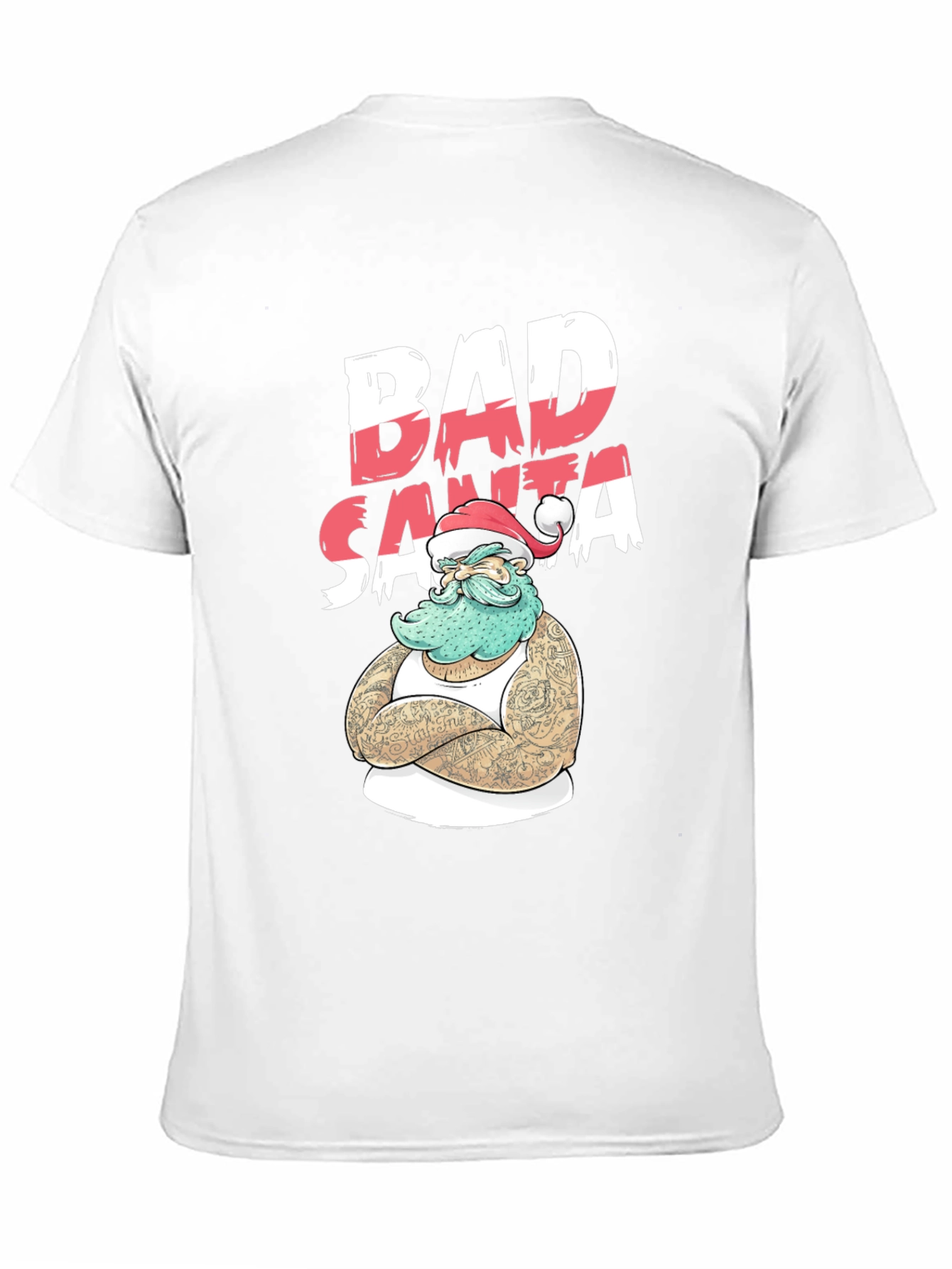 Bad Santa T-Shirt - Holiday Humor Tee
