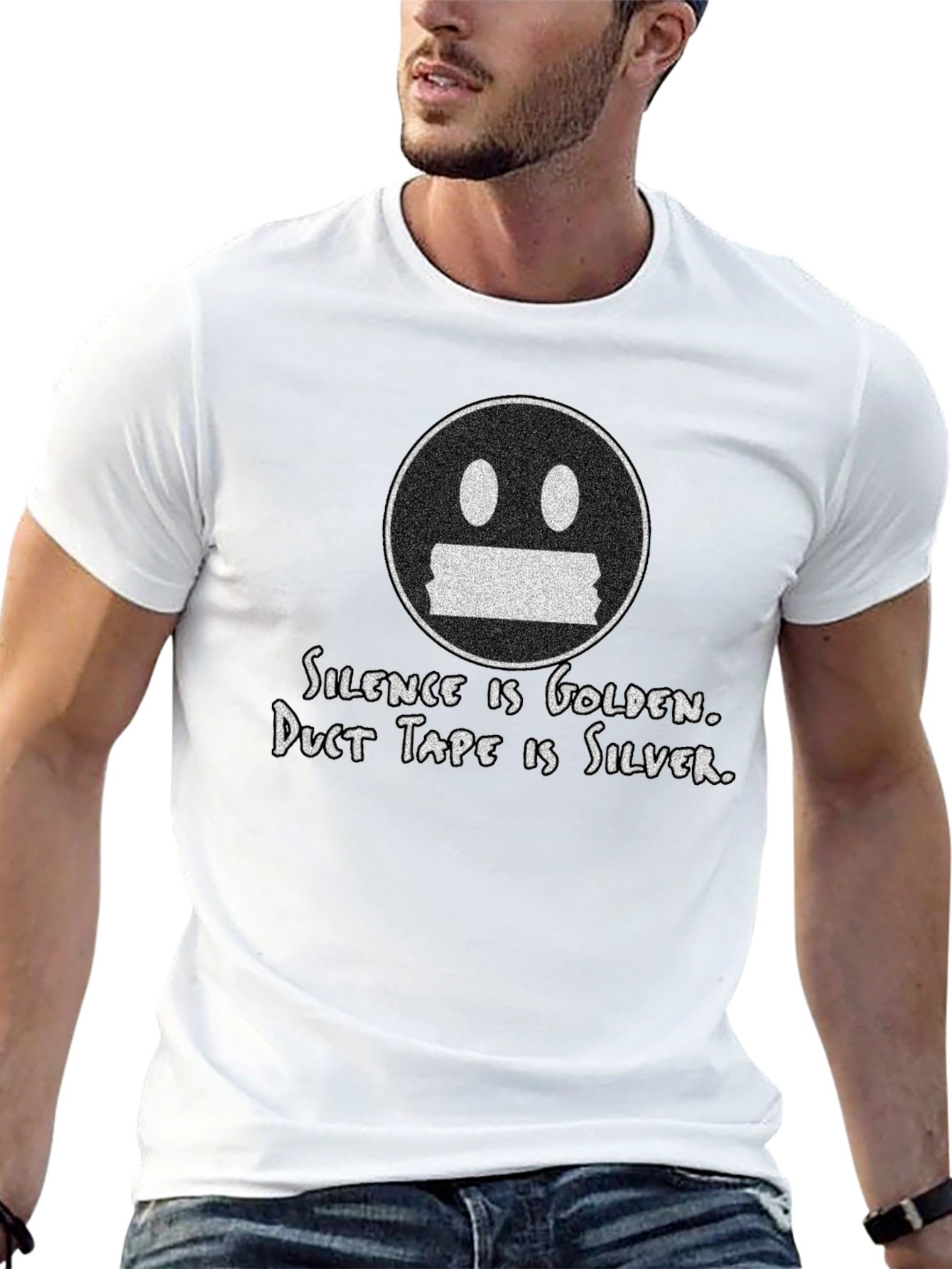 Silence is Golden T-Shirt - Funny Graphic Tee