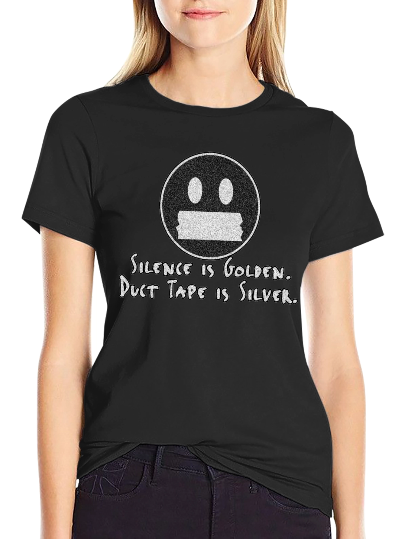 Silence is Golden T-Shirt - Funny Graphic Tee