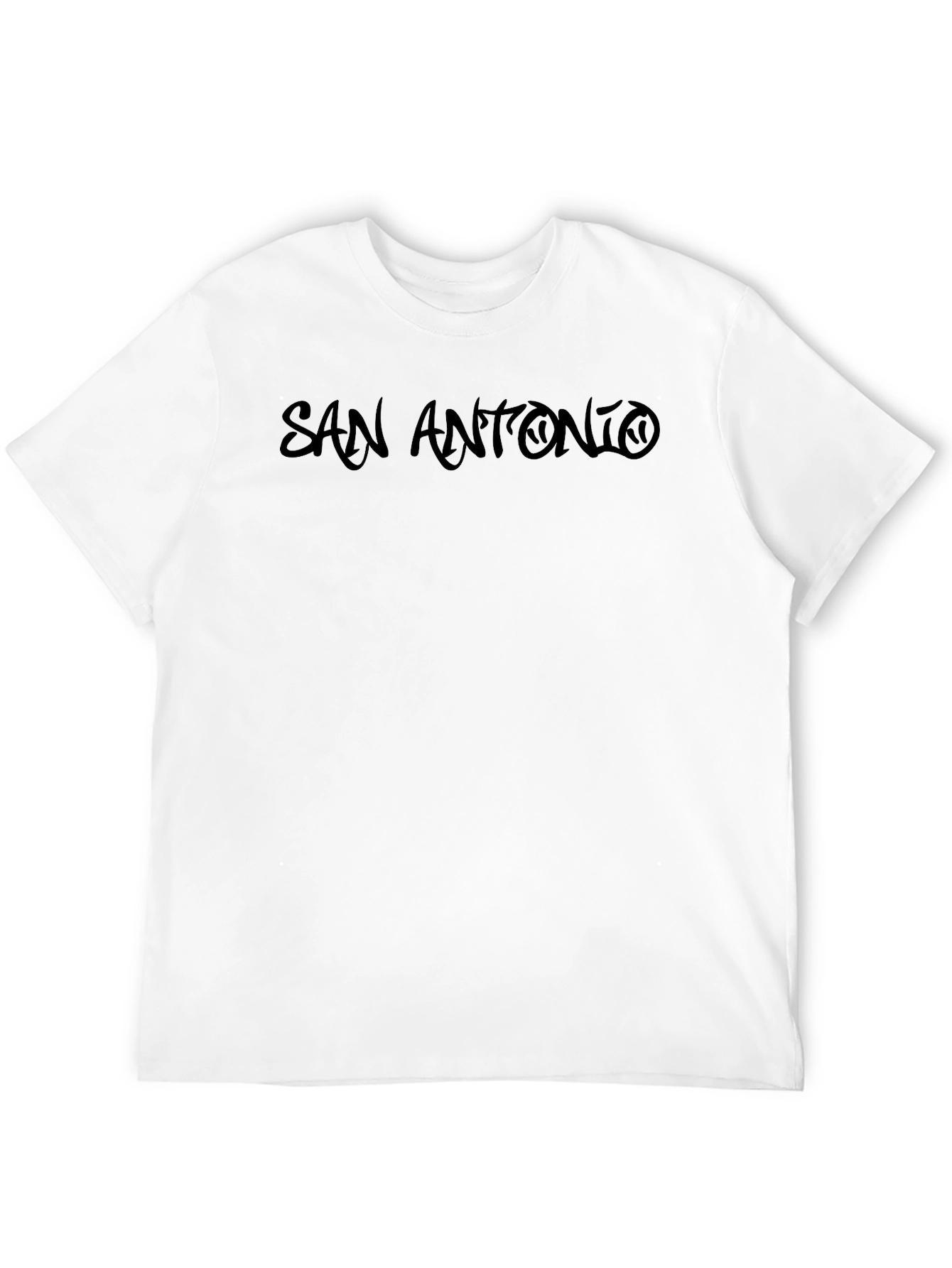 San Antonio Graphic Black T-Shirt