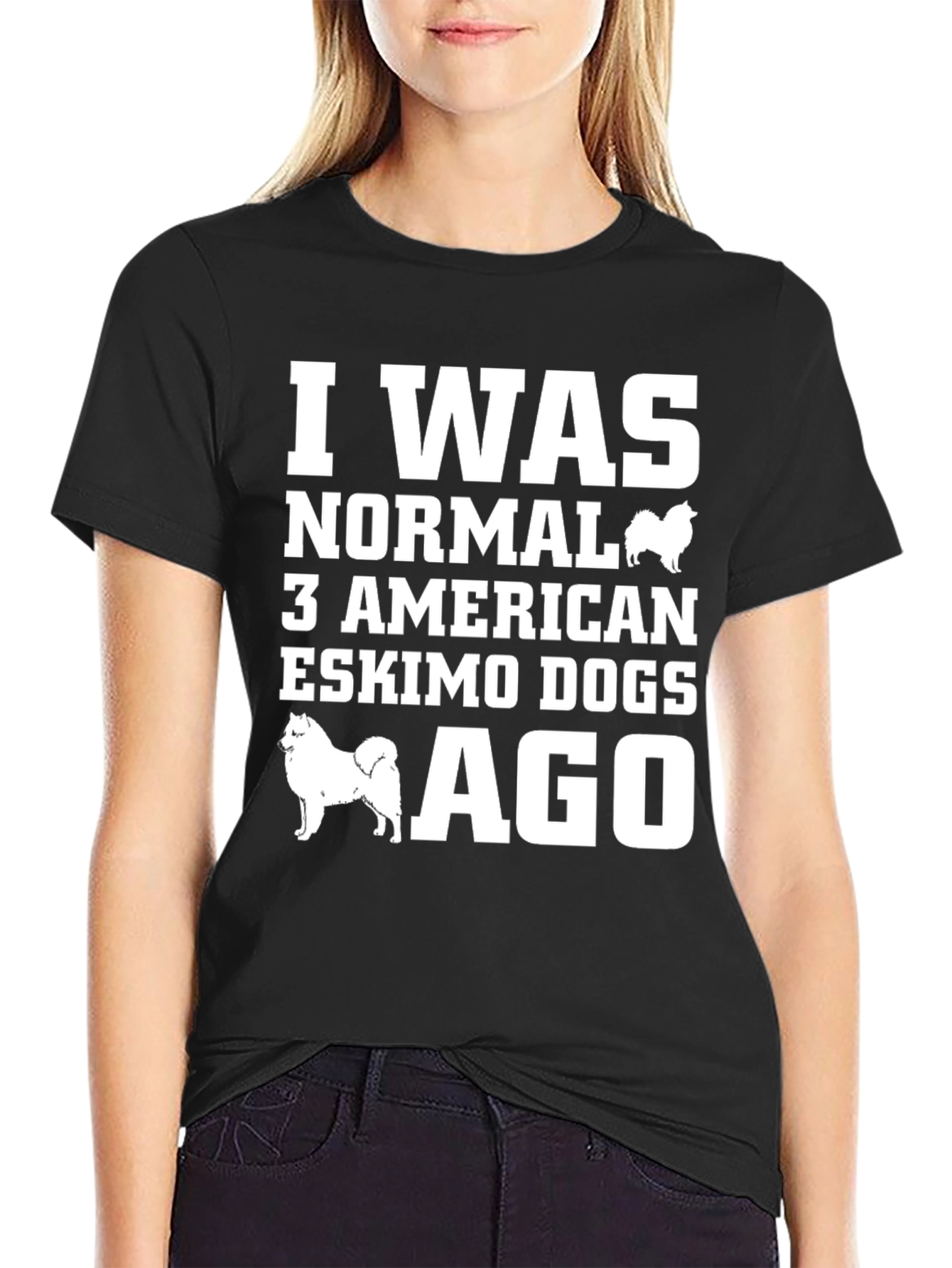 American Eskimo Dog T-Shirt - I Was Normal