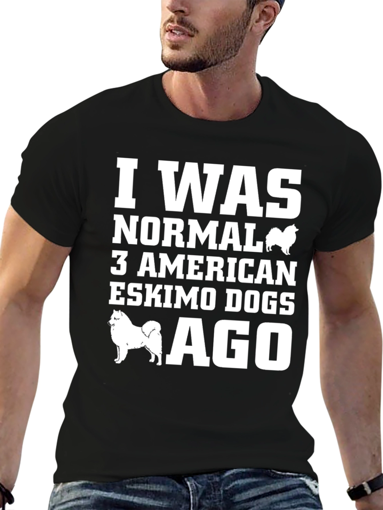 American Eskimo Dog T-Shirt - I Was Normal