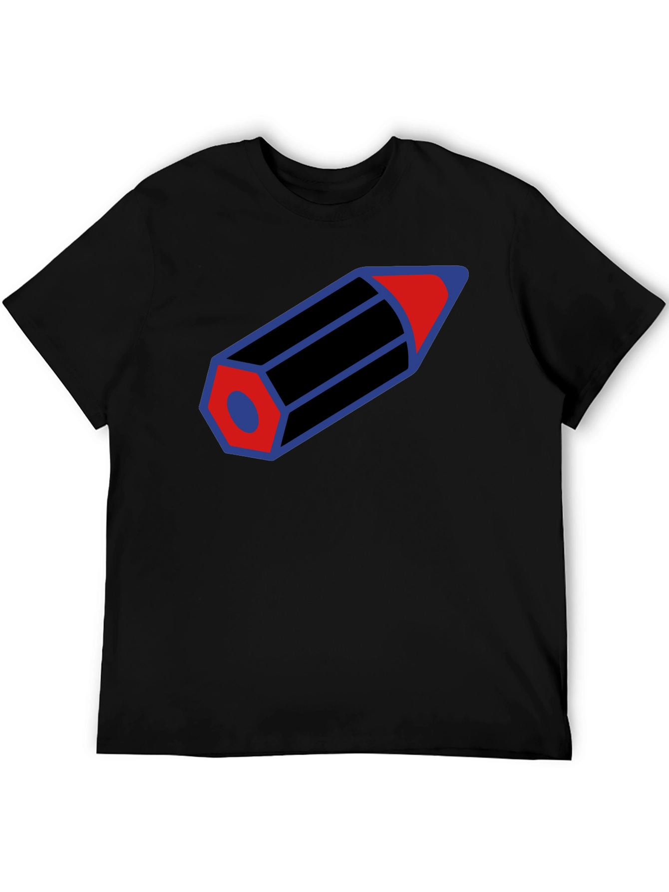 Pencil Graphic T-Shirt - Cool Artistic Design