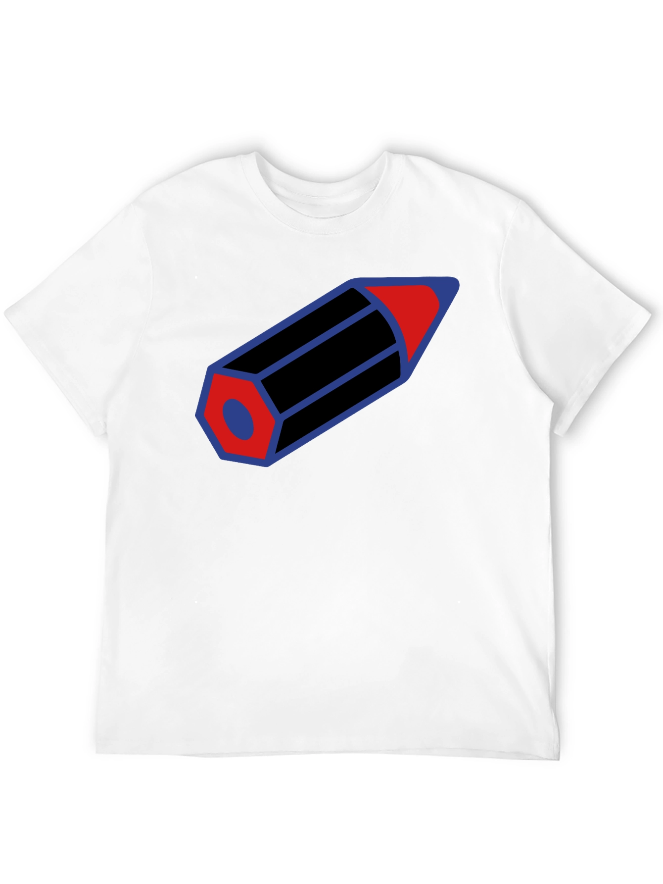 Pencil Graphic T-Shirt - Cool Artistic Design