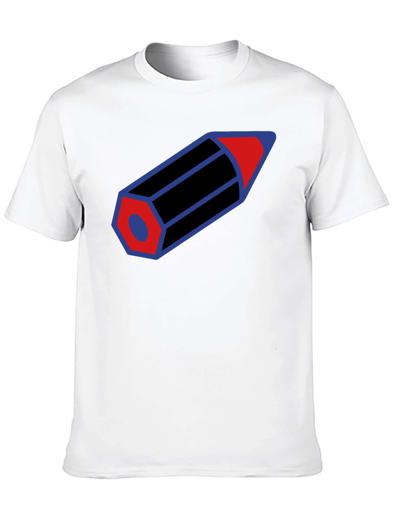 Pencil Graphic T-Shirt - Cool Artistic Design