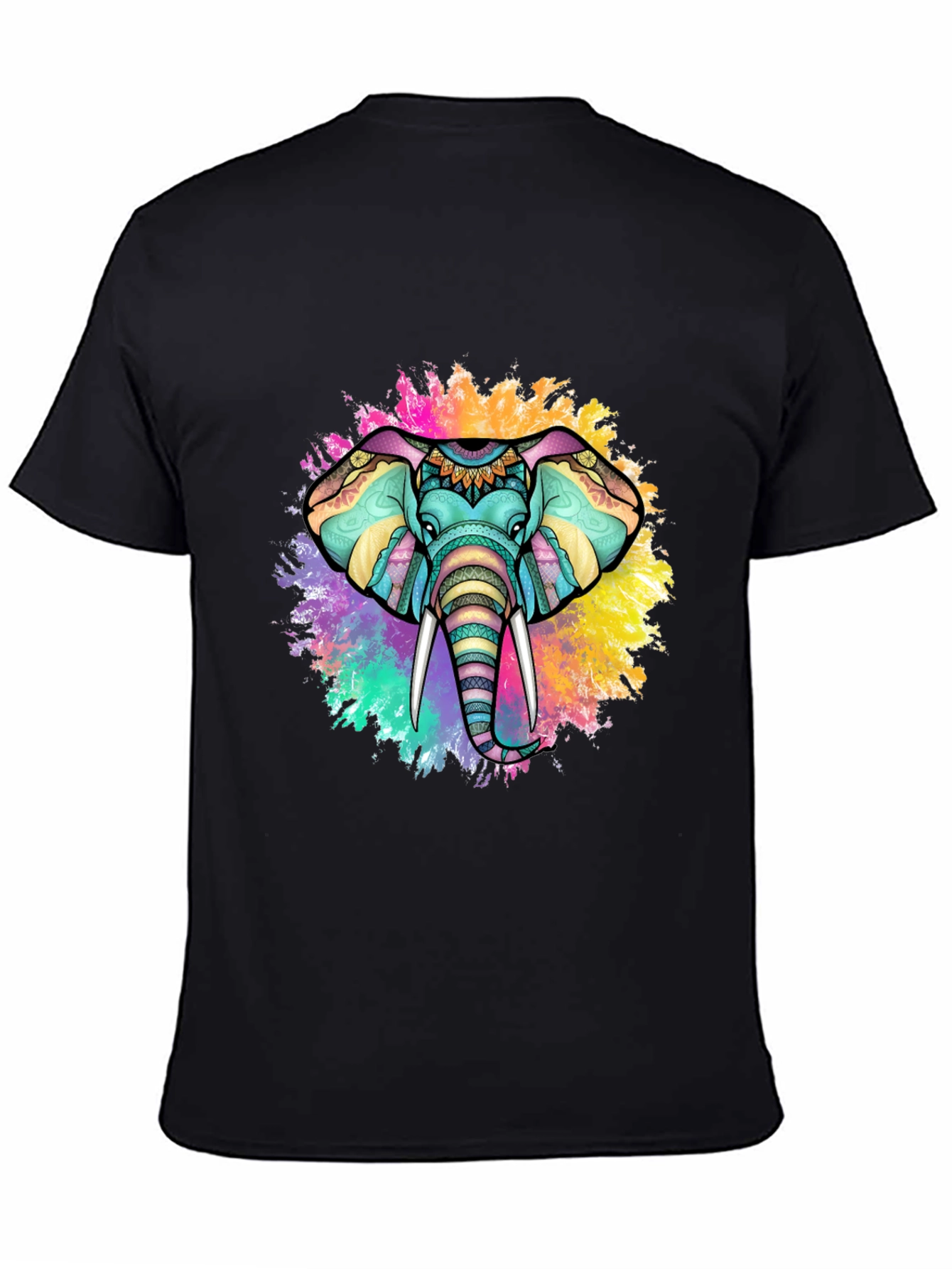 Colorful Elephant Graphic Tee