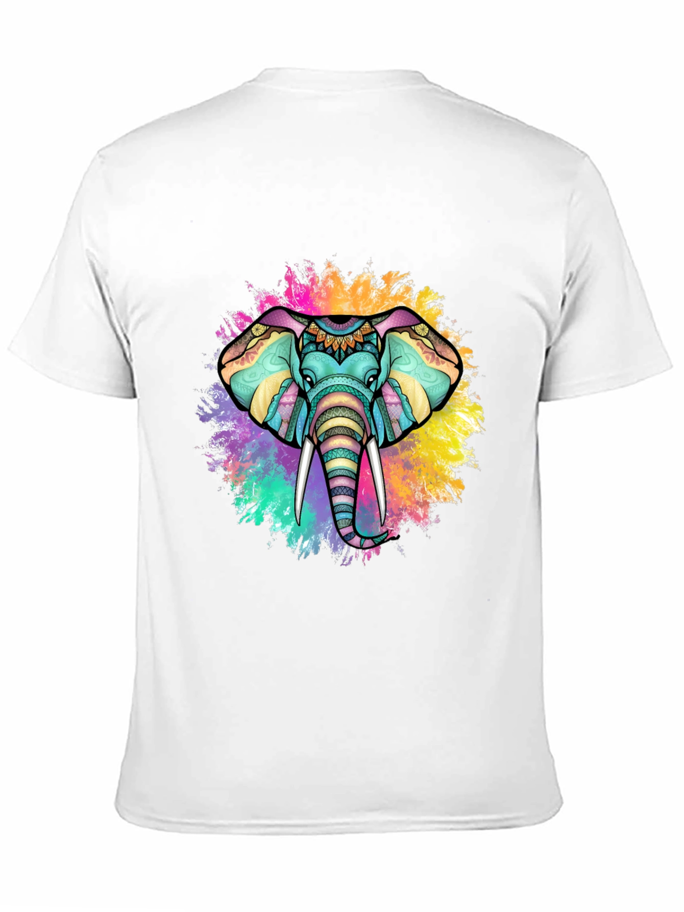 Colorful Elephant Graphic Tee