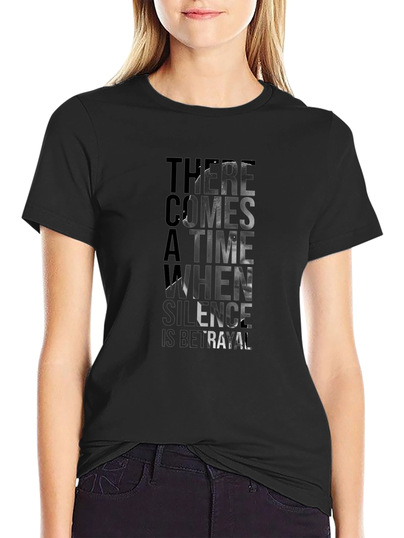 Statement Tee: Silence is Betrayal Graphic T-Shirt