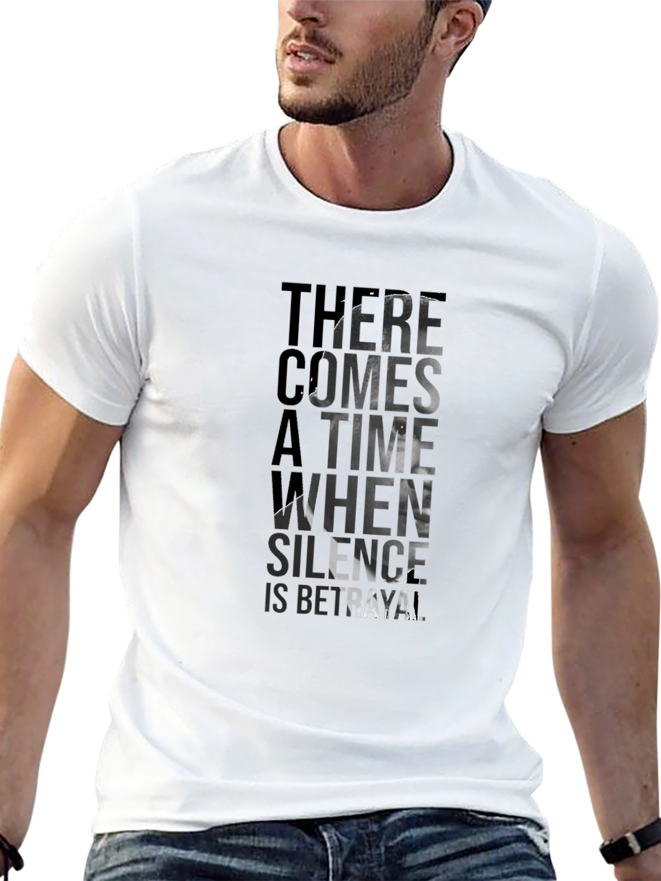 Statement Tee: Silence is Betrayal Graphic T-Shirt
