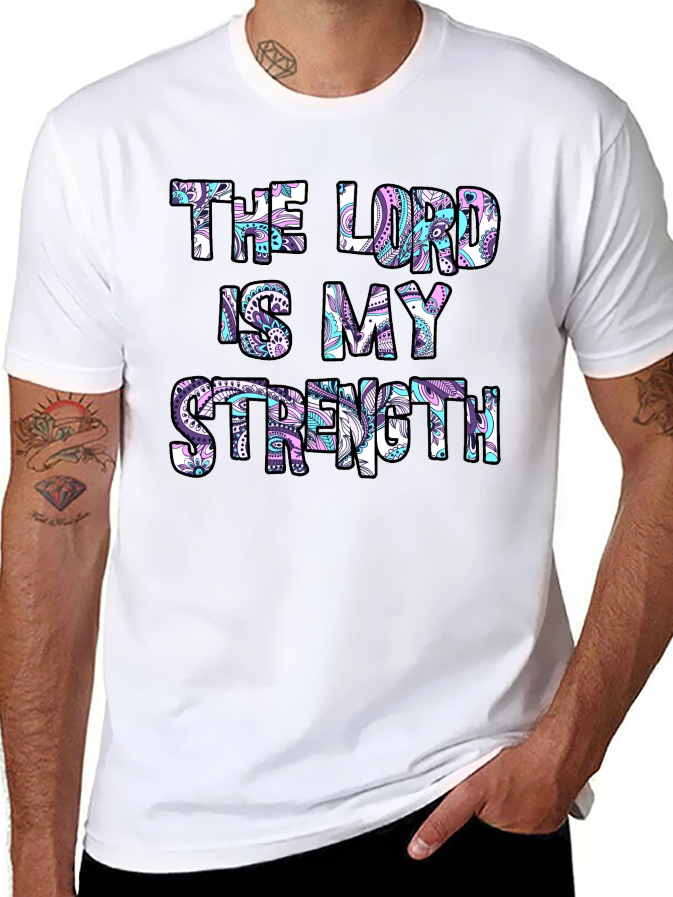 The Lord Is My Strength Graphic Tee