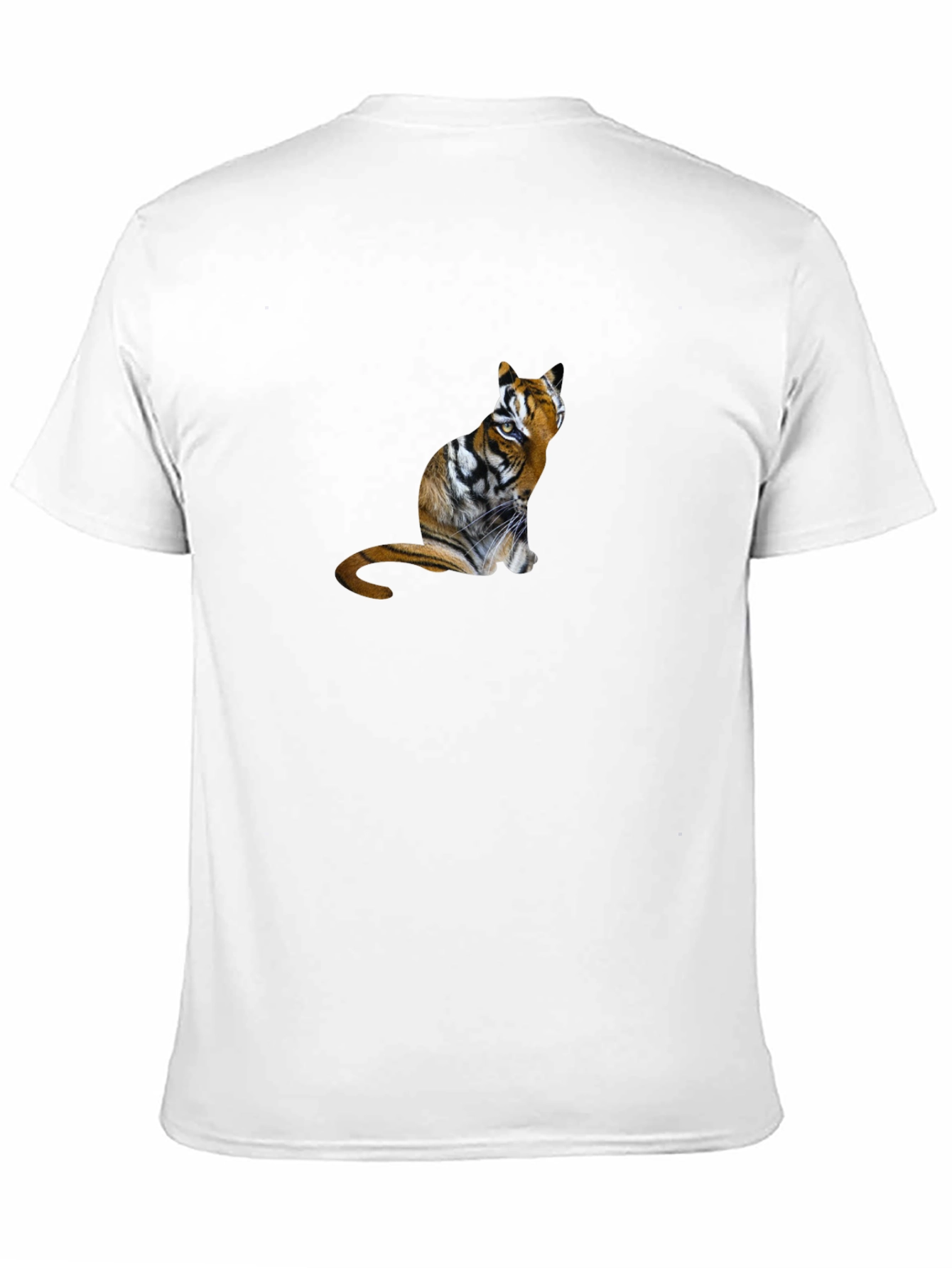 Tiger Cat Graphic T-Shirt - Unisex Black Tee