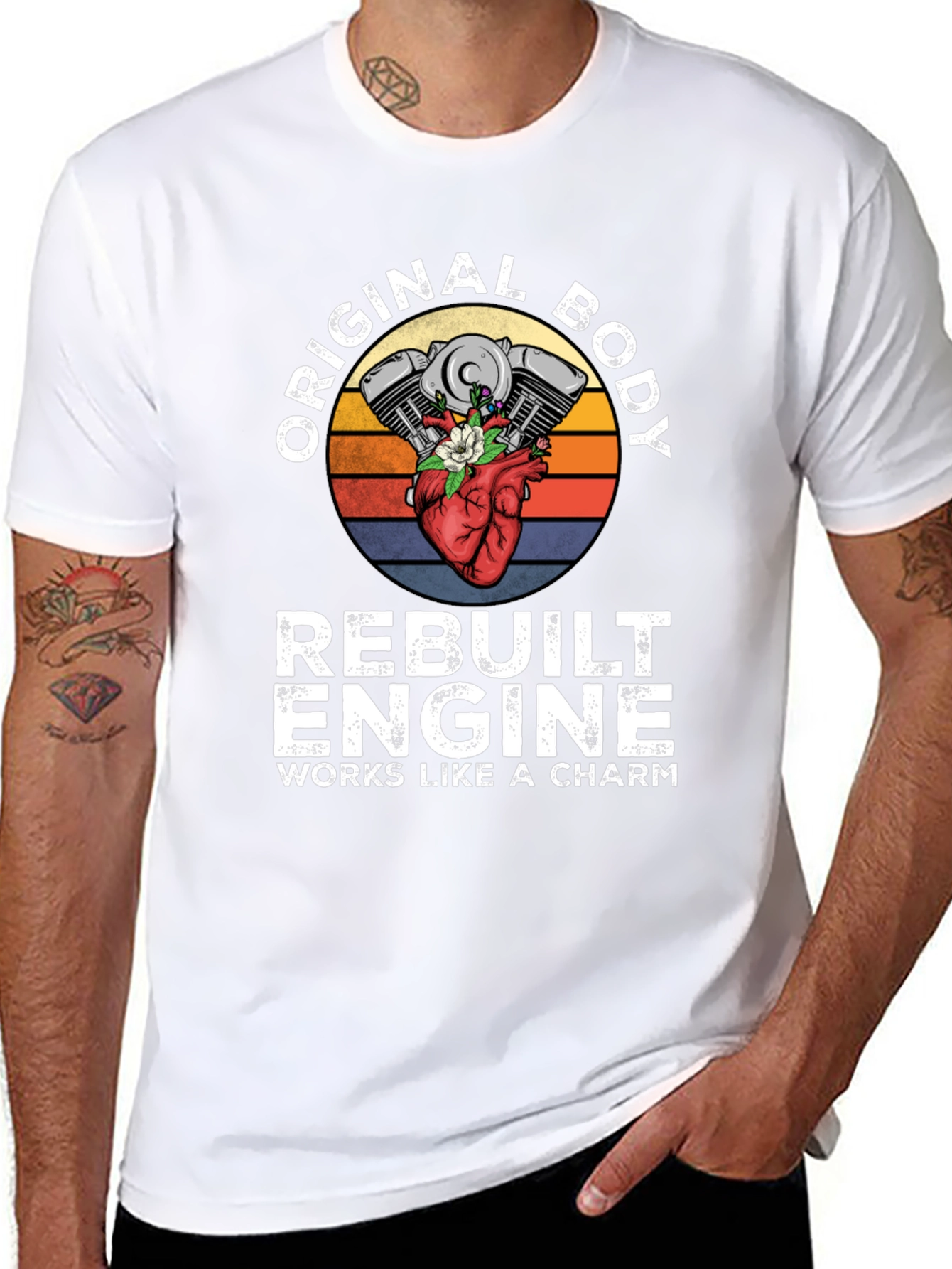 Original Body Rebuilt Engine T-Shirt