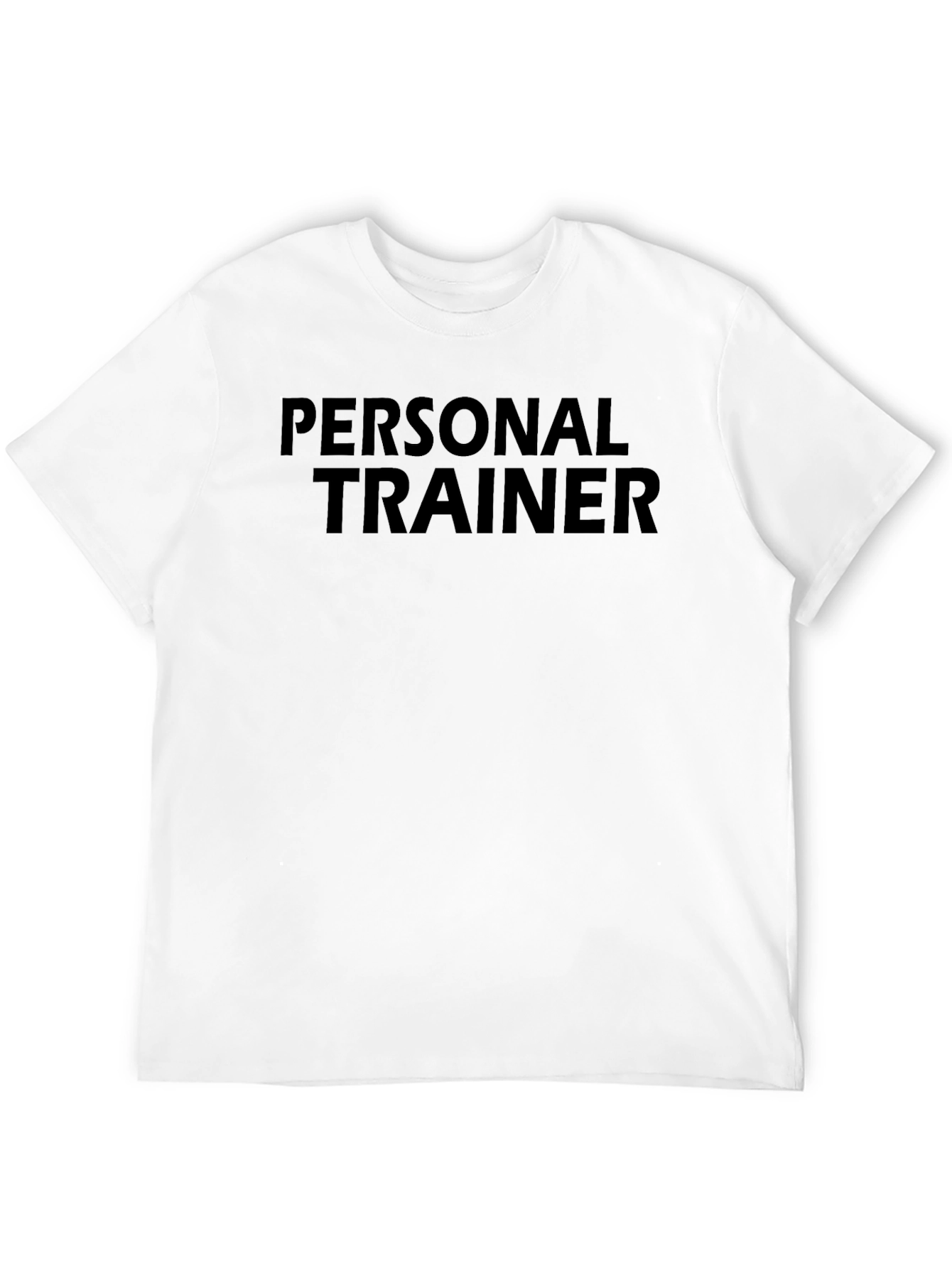 Personal Trainer Black T-Shirt Gym Workout Fitness