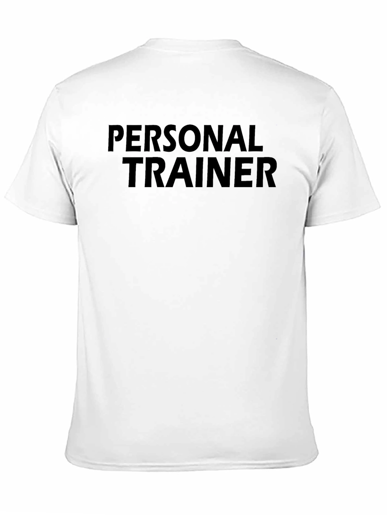 Personal Trainer Black T-Shirt Gym Workout Fitness