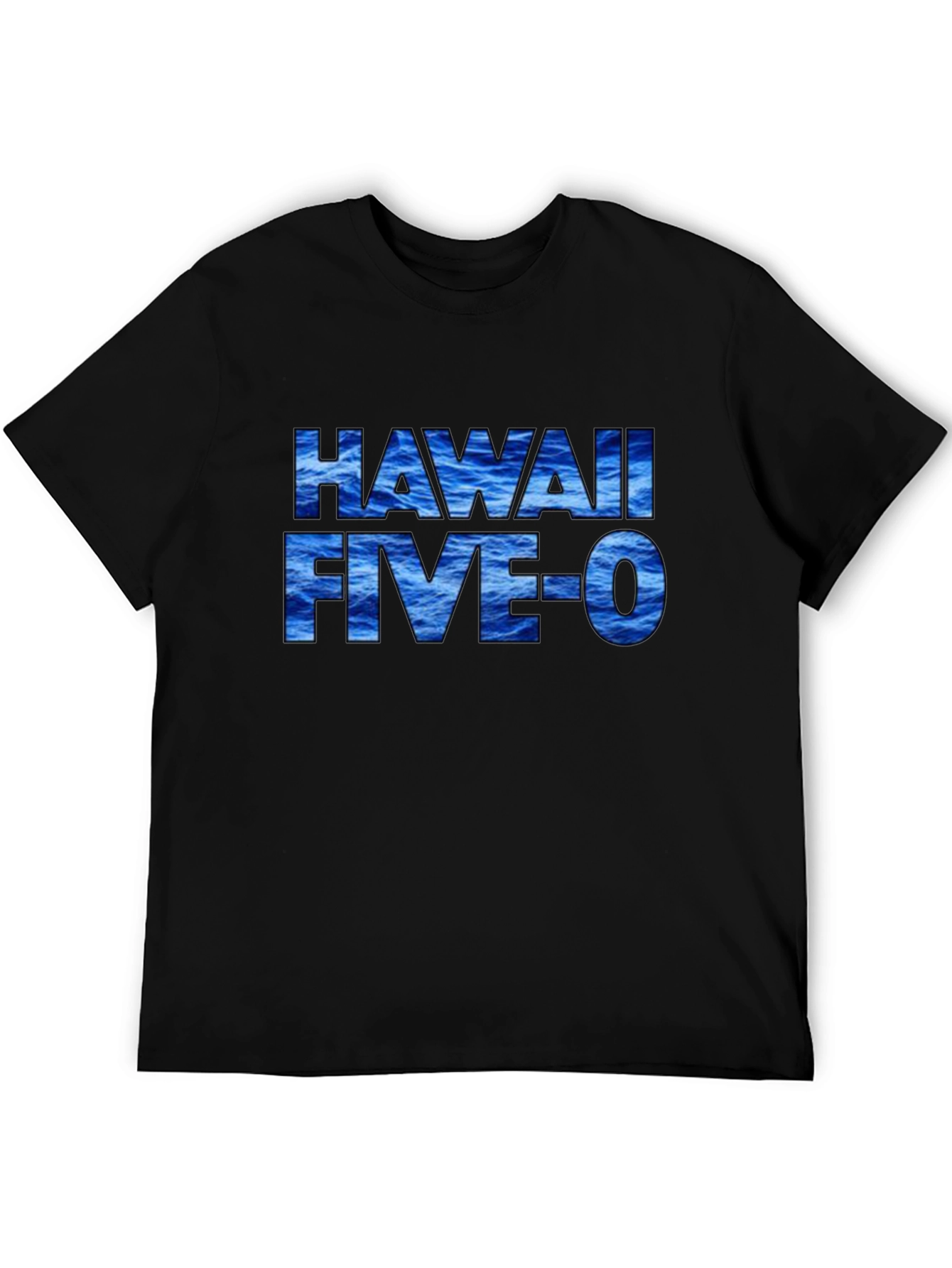 Hawaii Five-O Wave T-Shirt Black