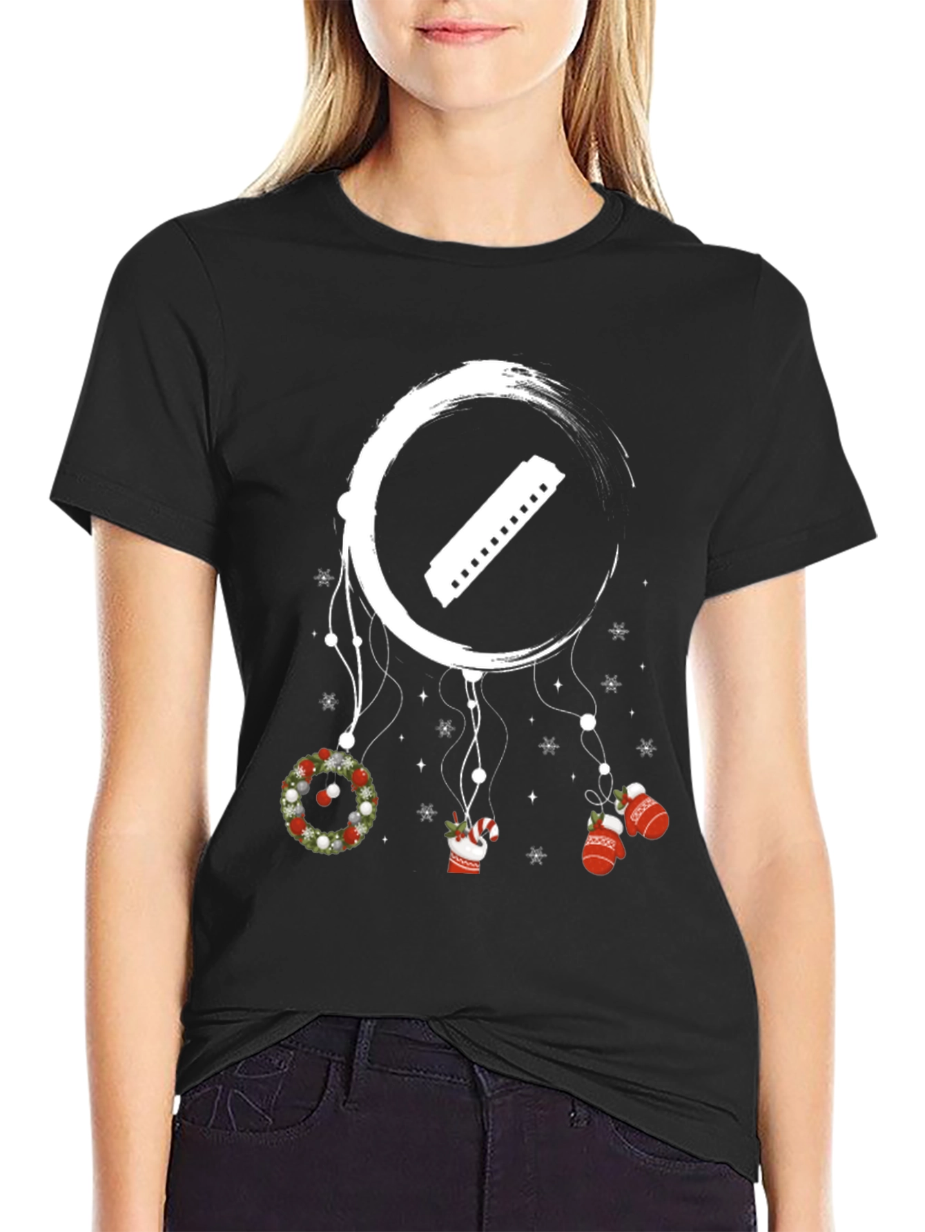 Harmonica Christmas T-Shirt