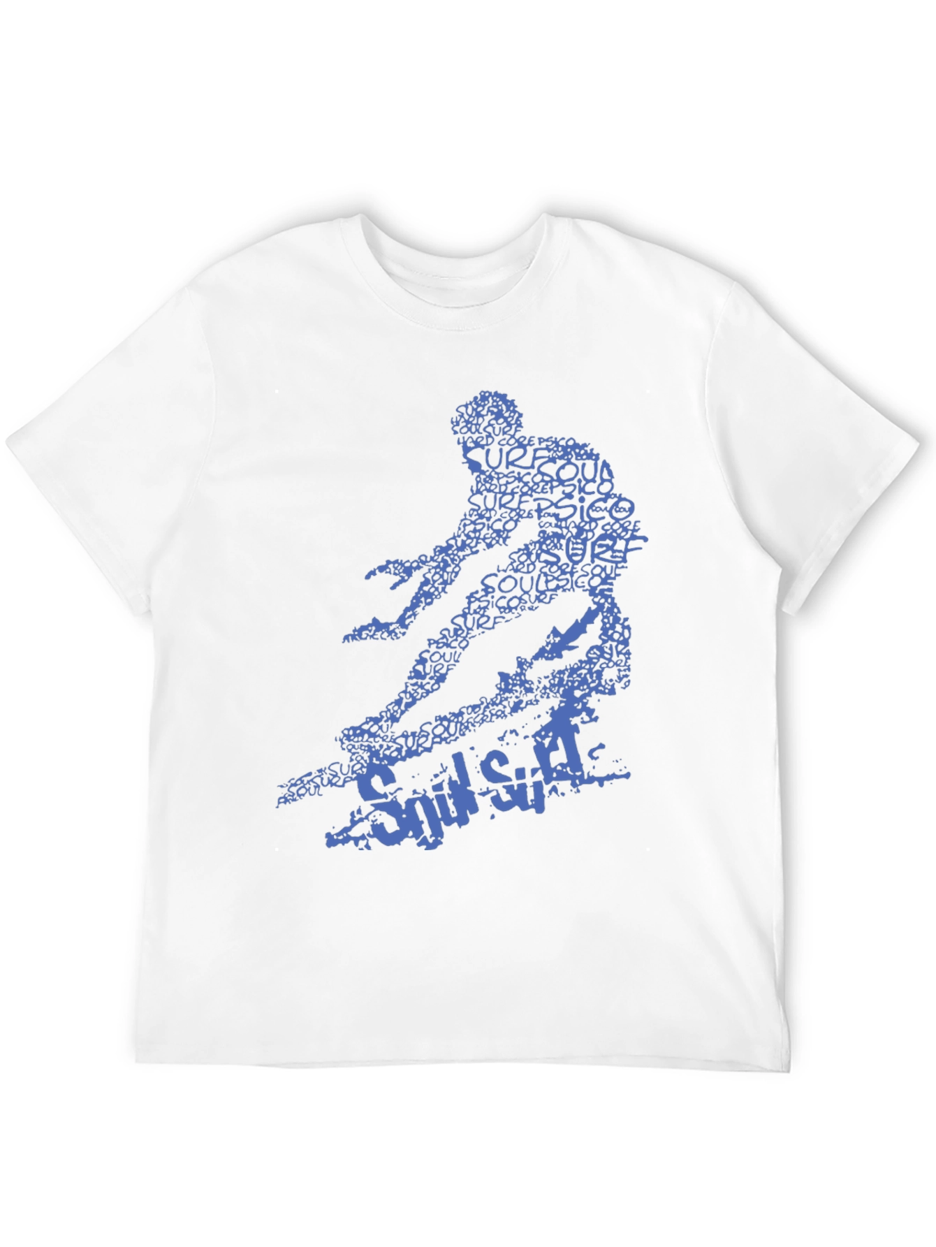 Surf Style Graphic Tee - Black Cotton T-Shirt
