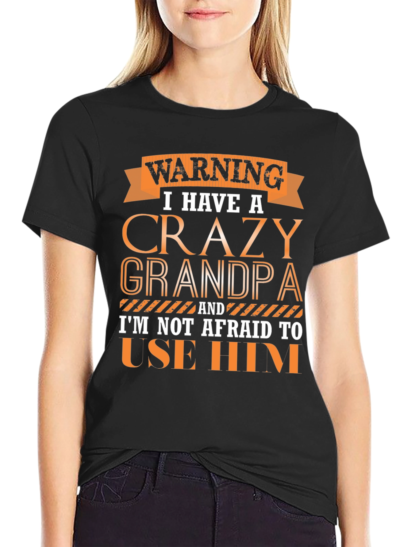 Crazy Grandpa Graphic T-Shirt - Funny Novelty Tee