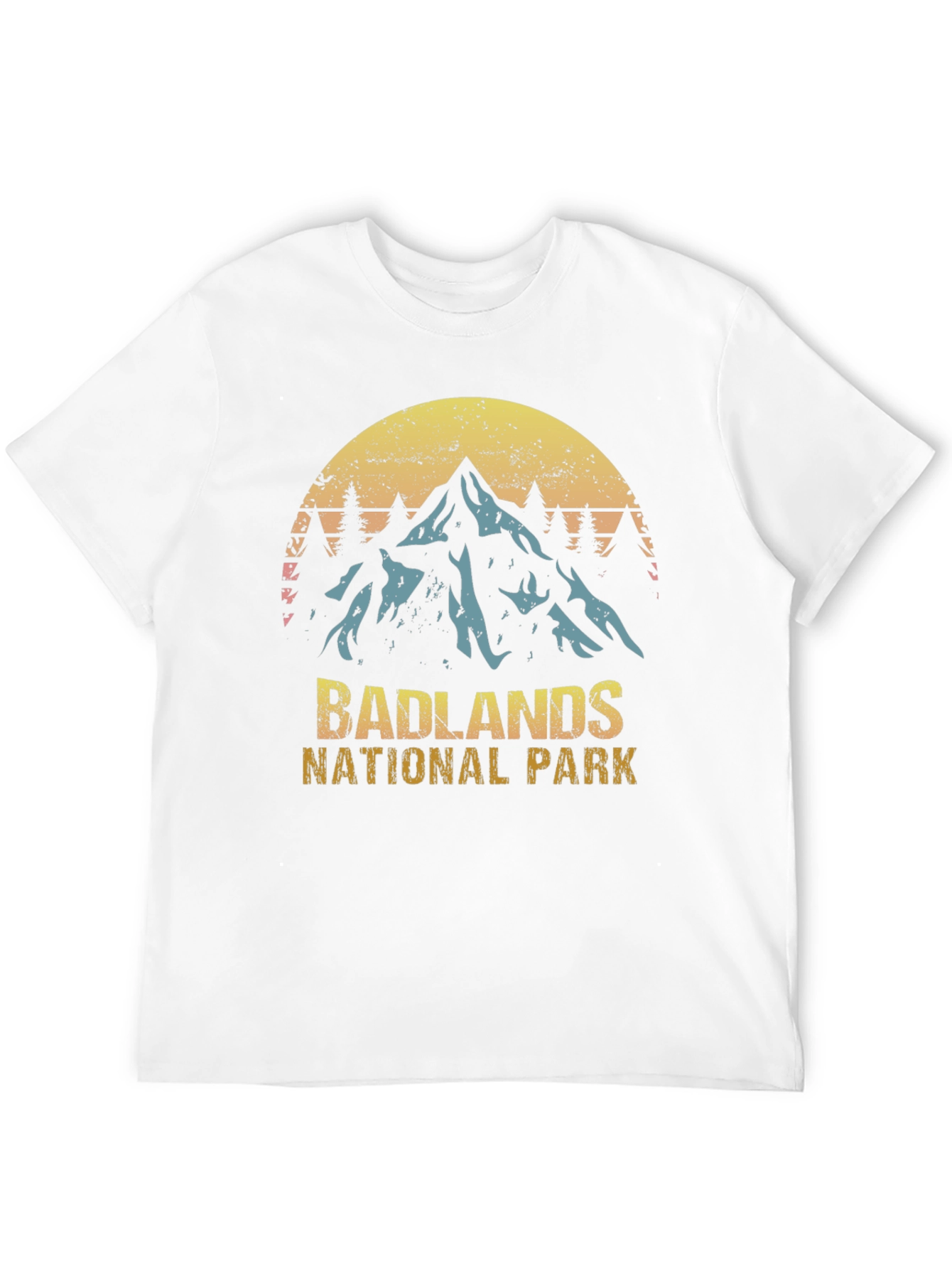 Badlands National Park Graphic Tee - Retro Style