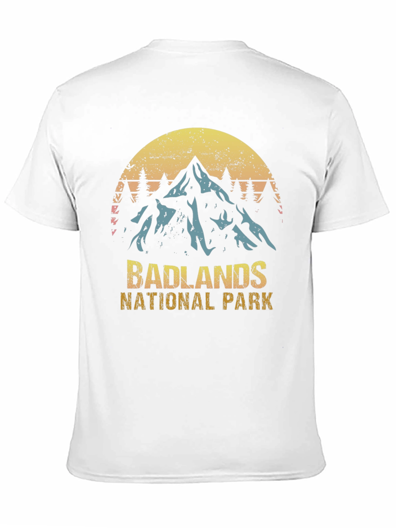 Badlands National Park Graphic Tee - Retro Style