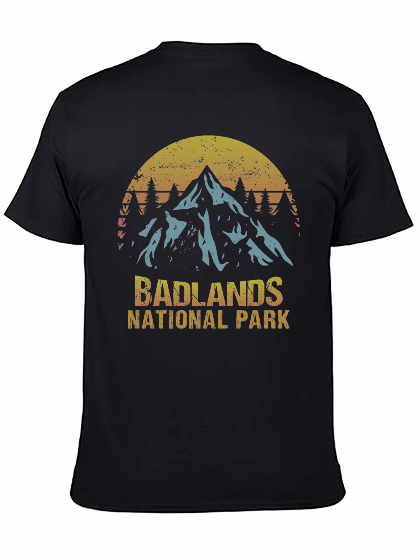 Badlands National Park Graphic Tee - Retro Style