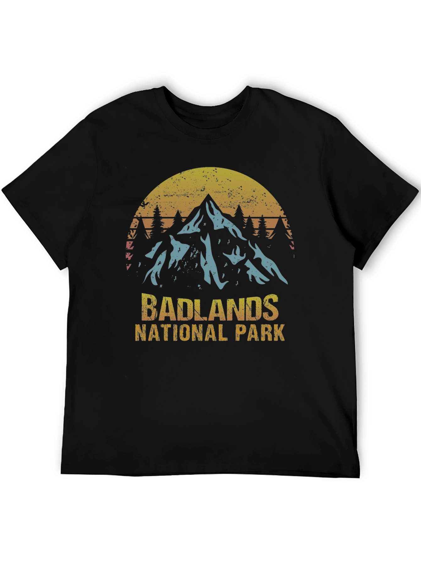 Badlands National Park Graphic Tee - Retro Style
