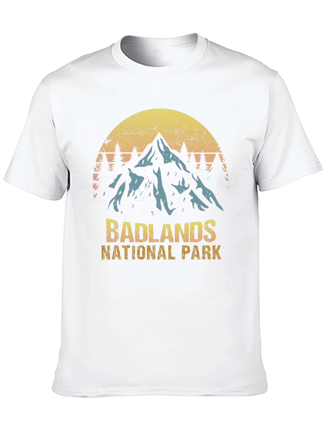 Badlands National Park Graphic Tee - Retro Style