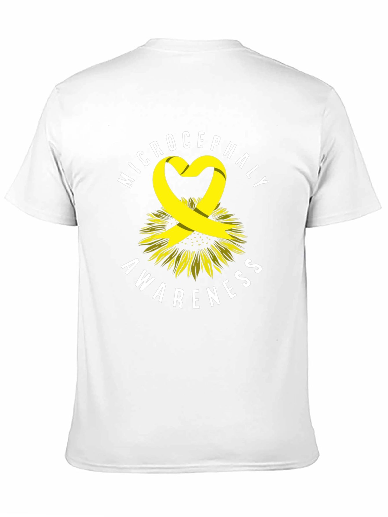 Microcephaly Awareness Ribbon Sunflower T-Shirt