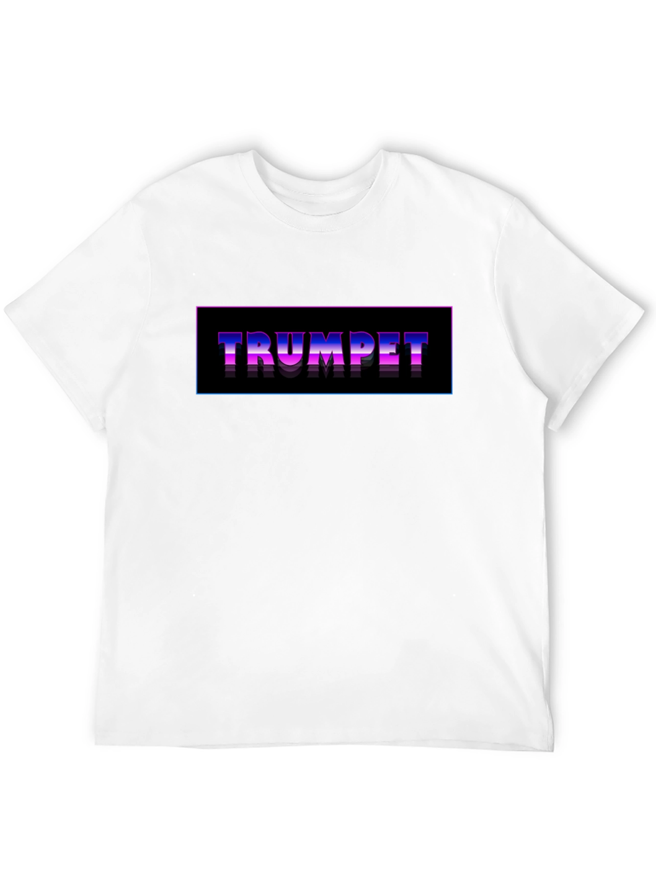 Trumpet Graphic T-Shirt - Retro Style