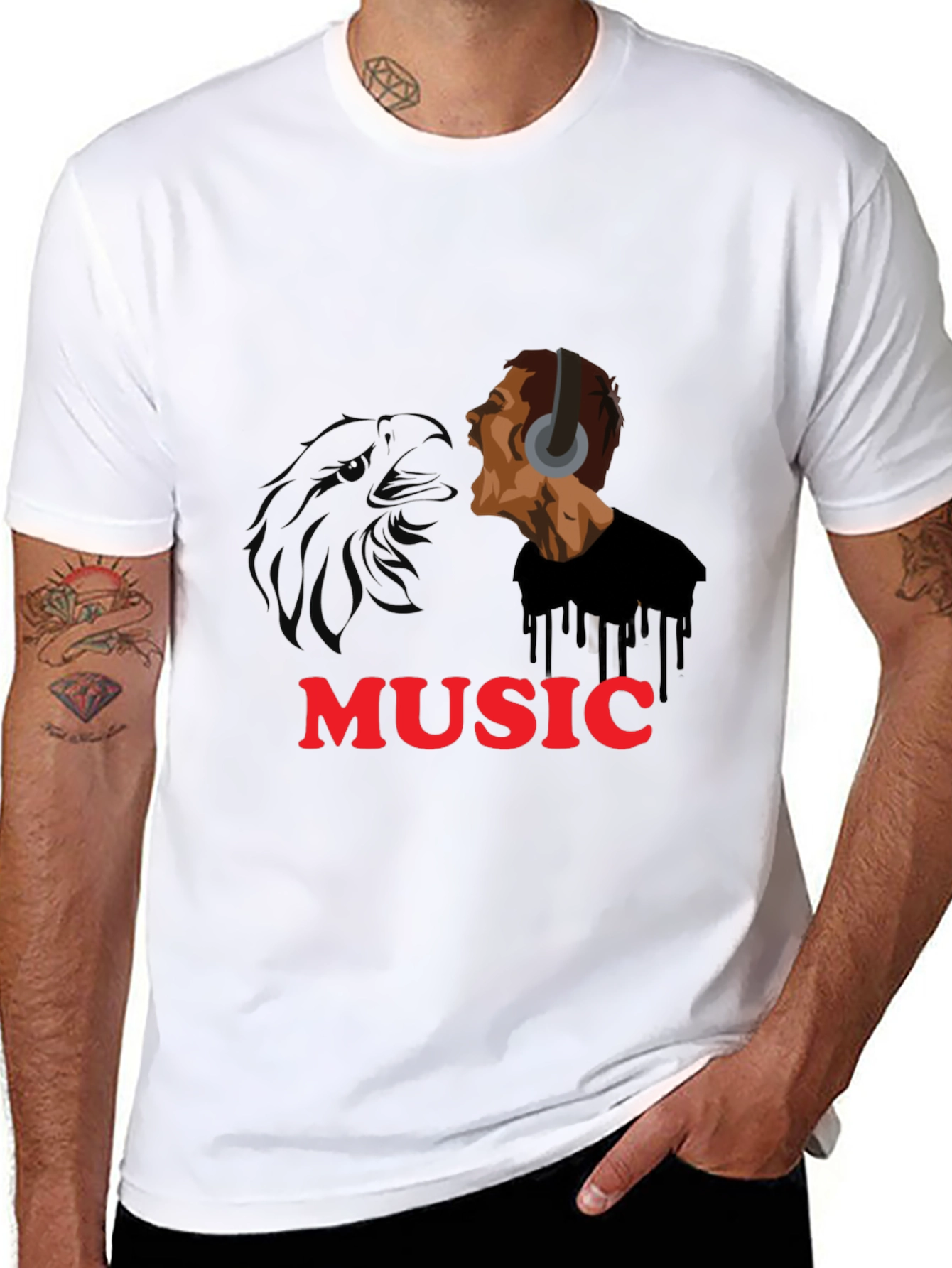 Music Art Graphic T-Shirt