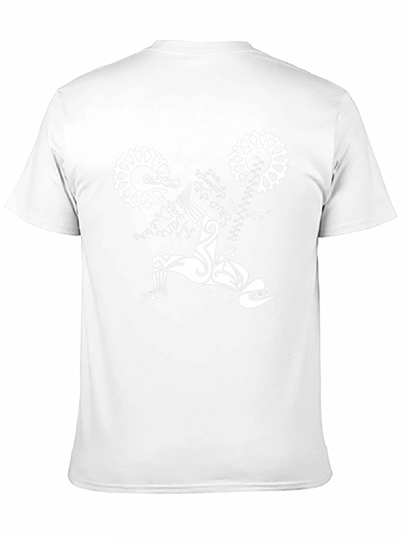 Black T-Shirt with Bike Design