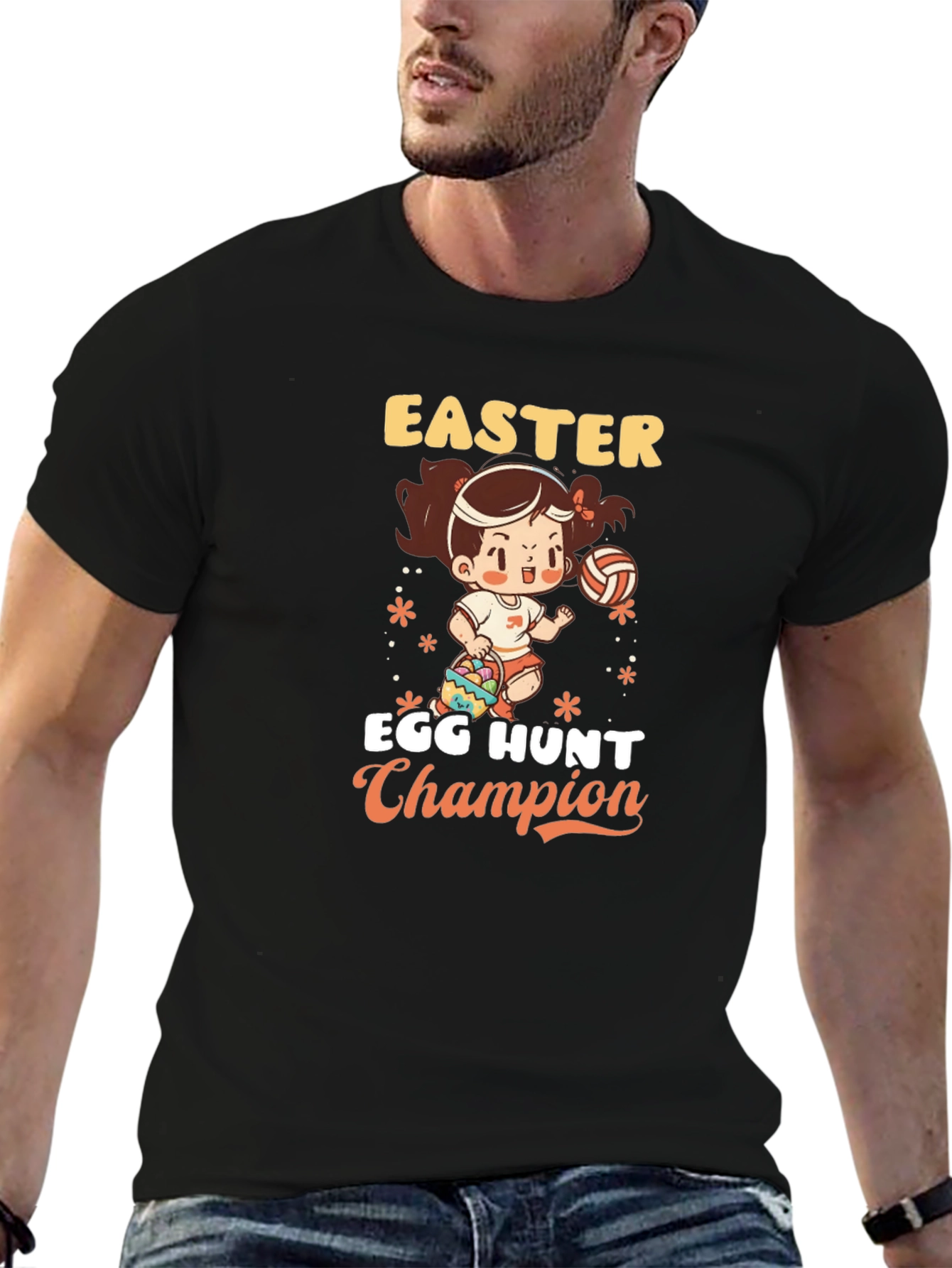 Easter Egg Hunt Champion T-Shirt - Cute Girl