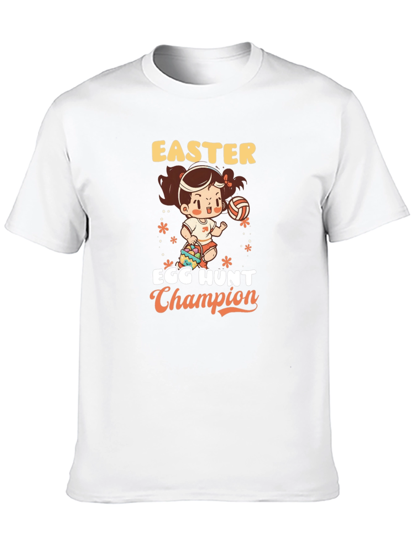 Easter Egg Hunt Champion T-Shirt - Cute Girl